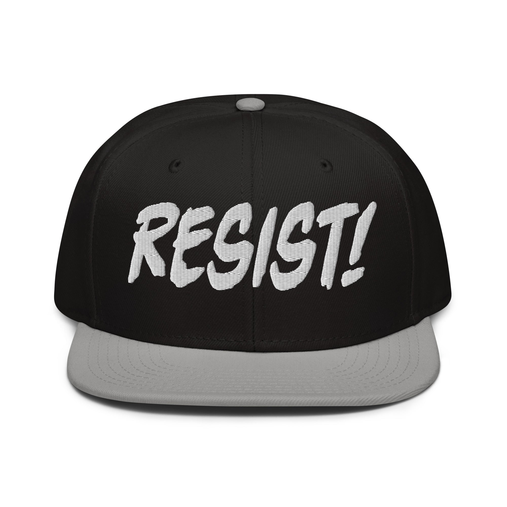 RESIST! SNAPBACK CAP/Gray/Black/Black