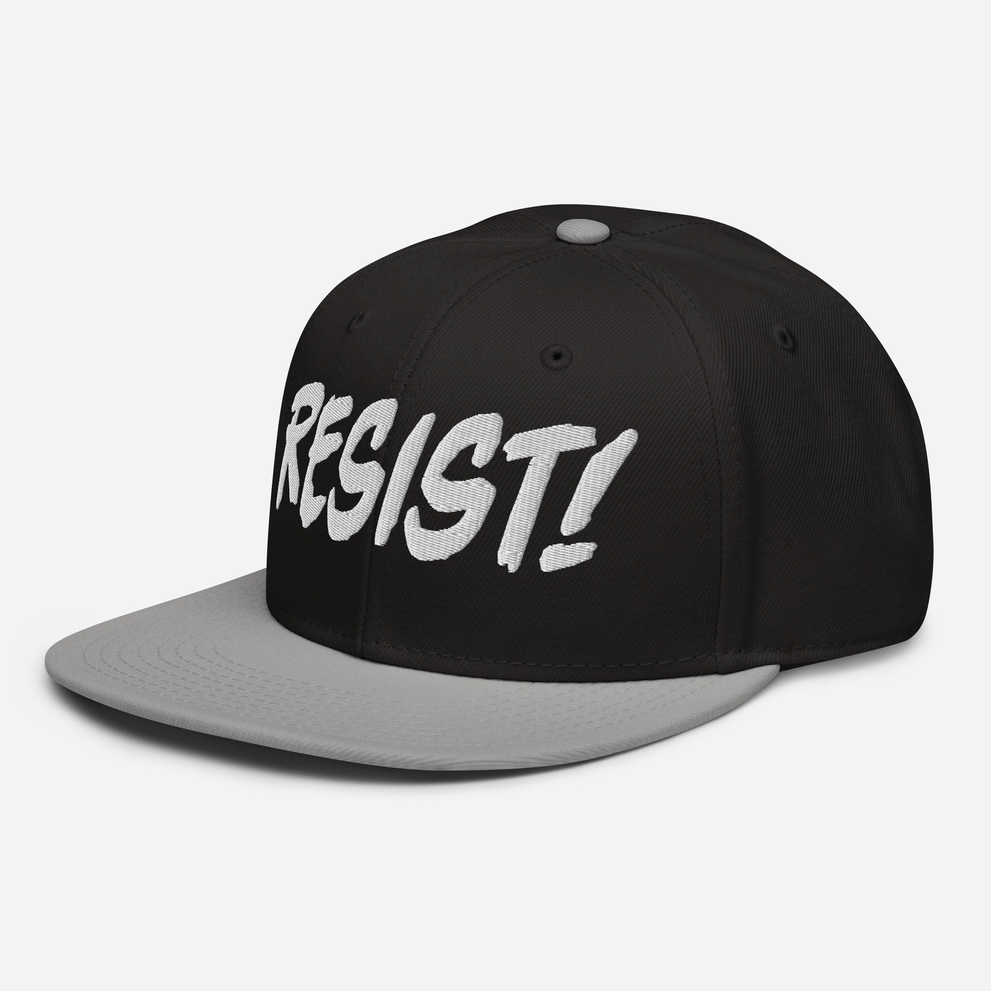 RESIST! SNAPBACK CAP/Gray/Black/Black