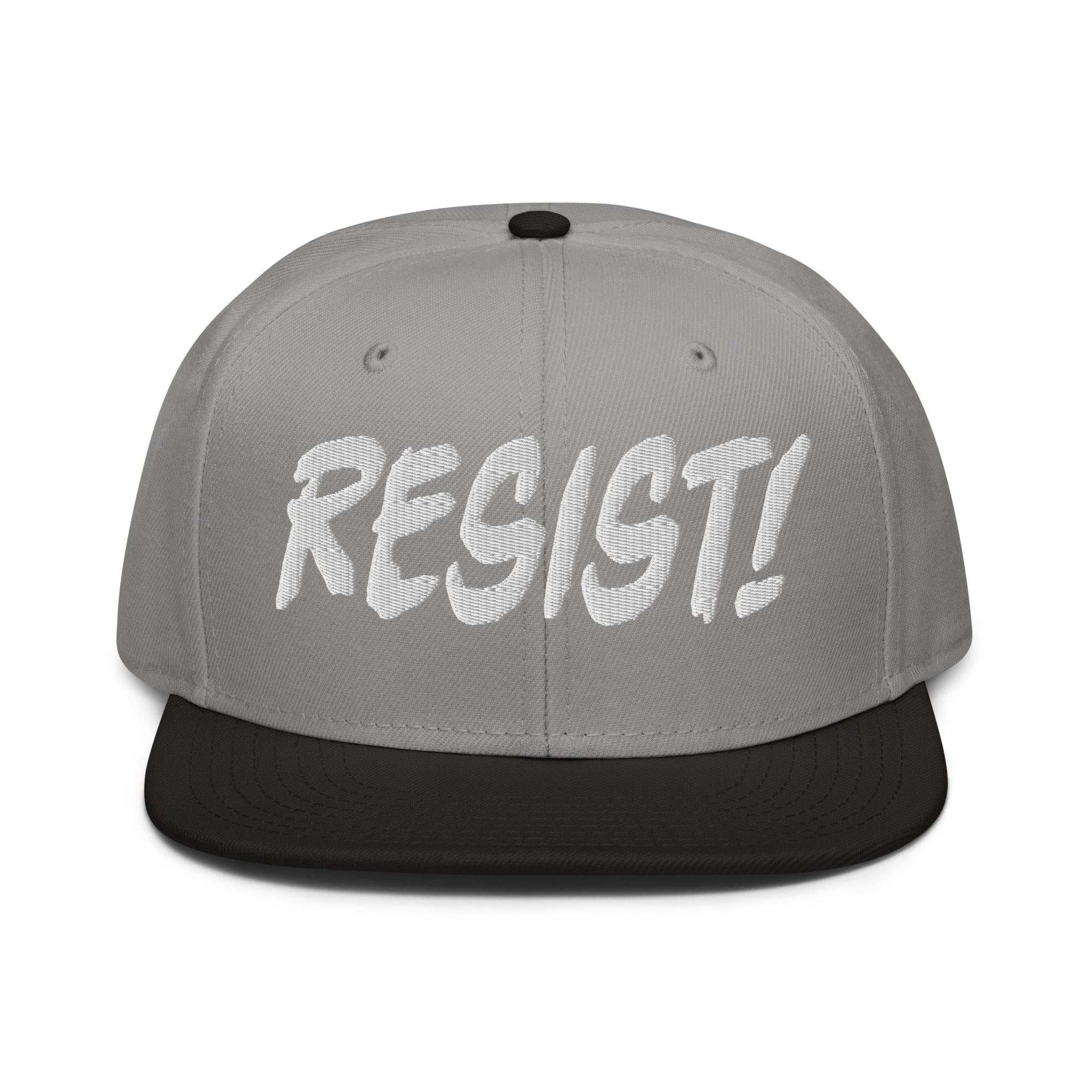RESIST! SNAPBACK CAP/Black/Gray/Gray