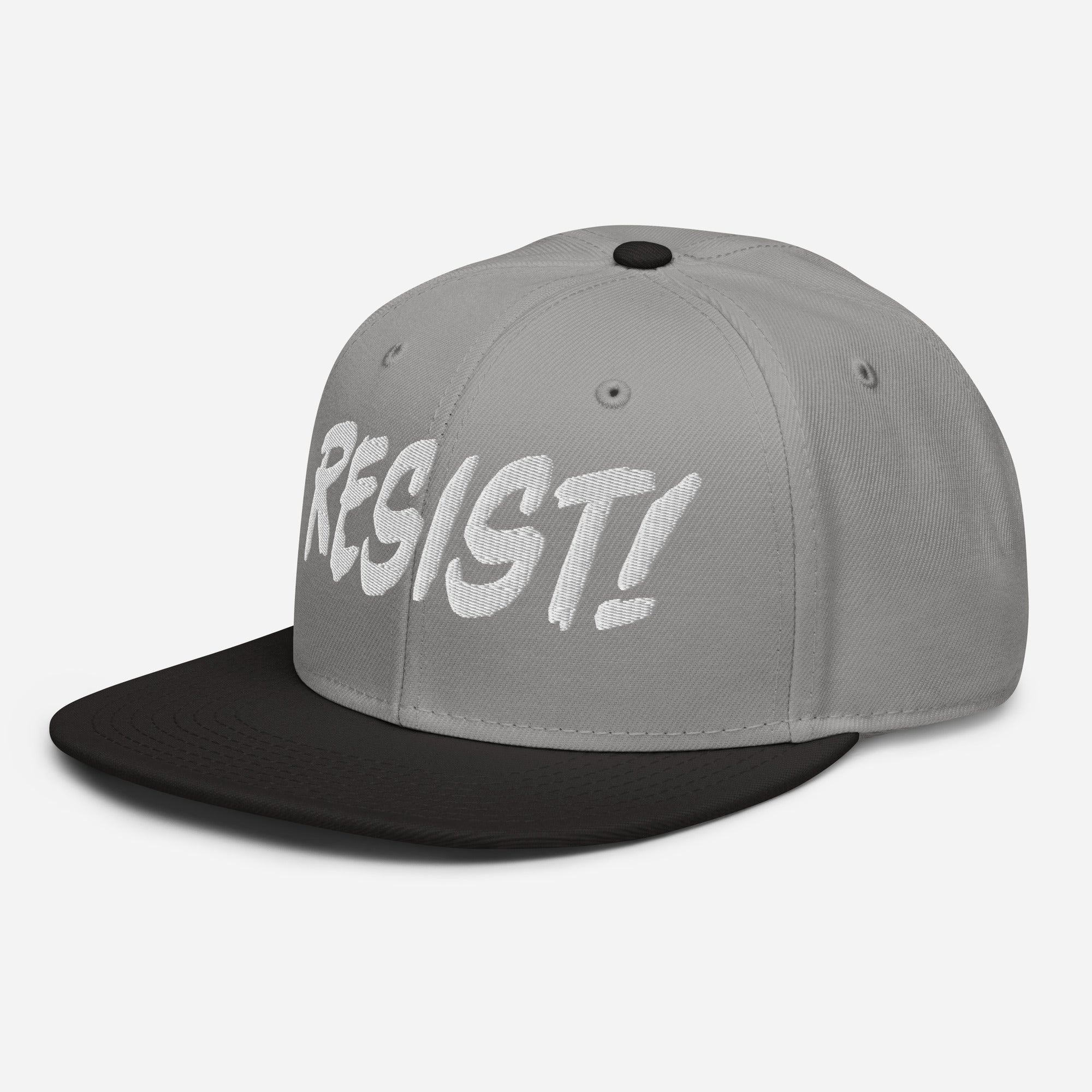 RESIST! SNAPBACK CAP/Black/Gray/Gray