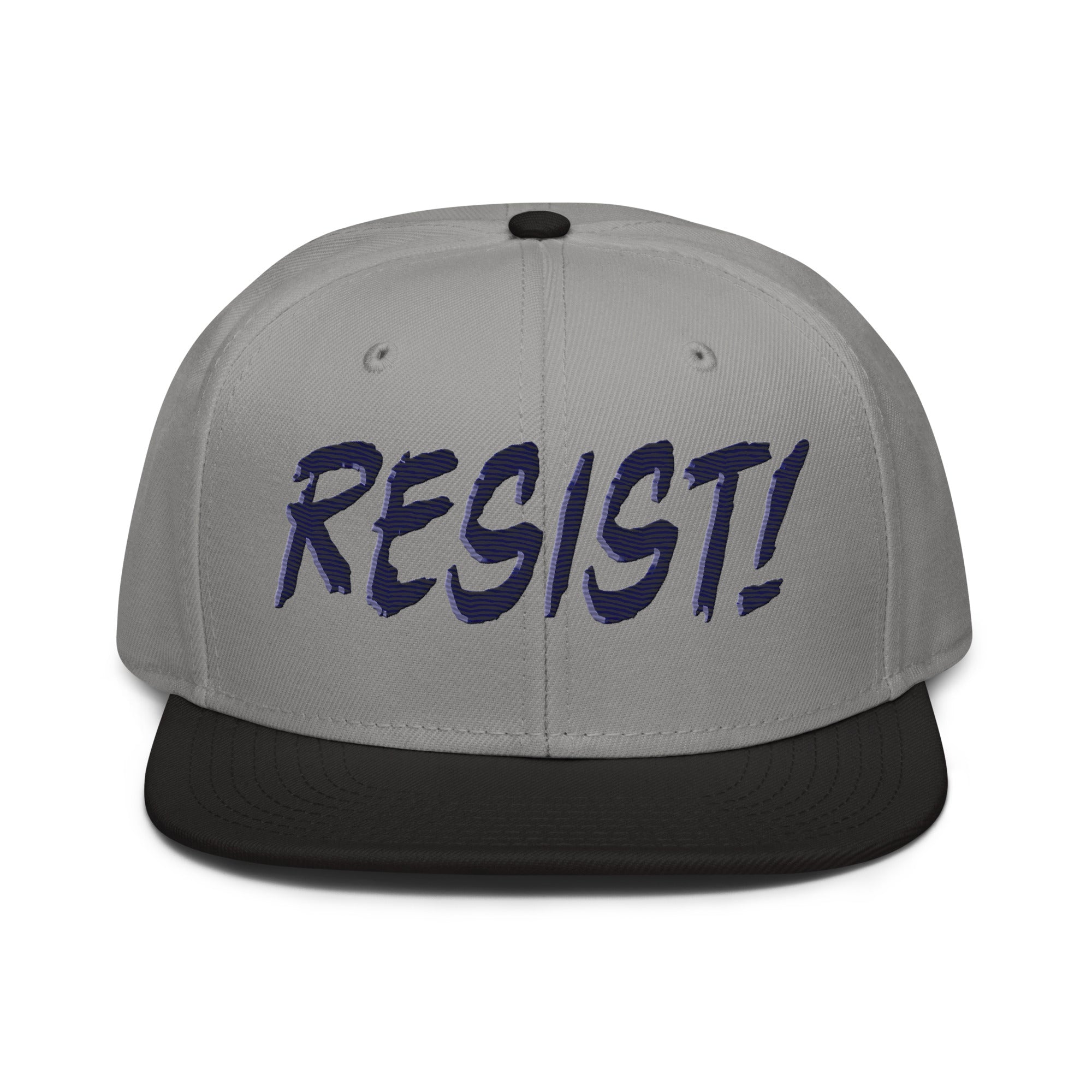 RESIST! SNAPBACK CAP/Black/Gray/Gray