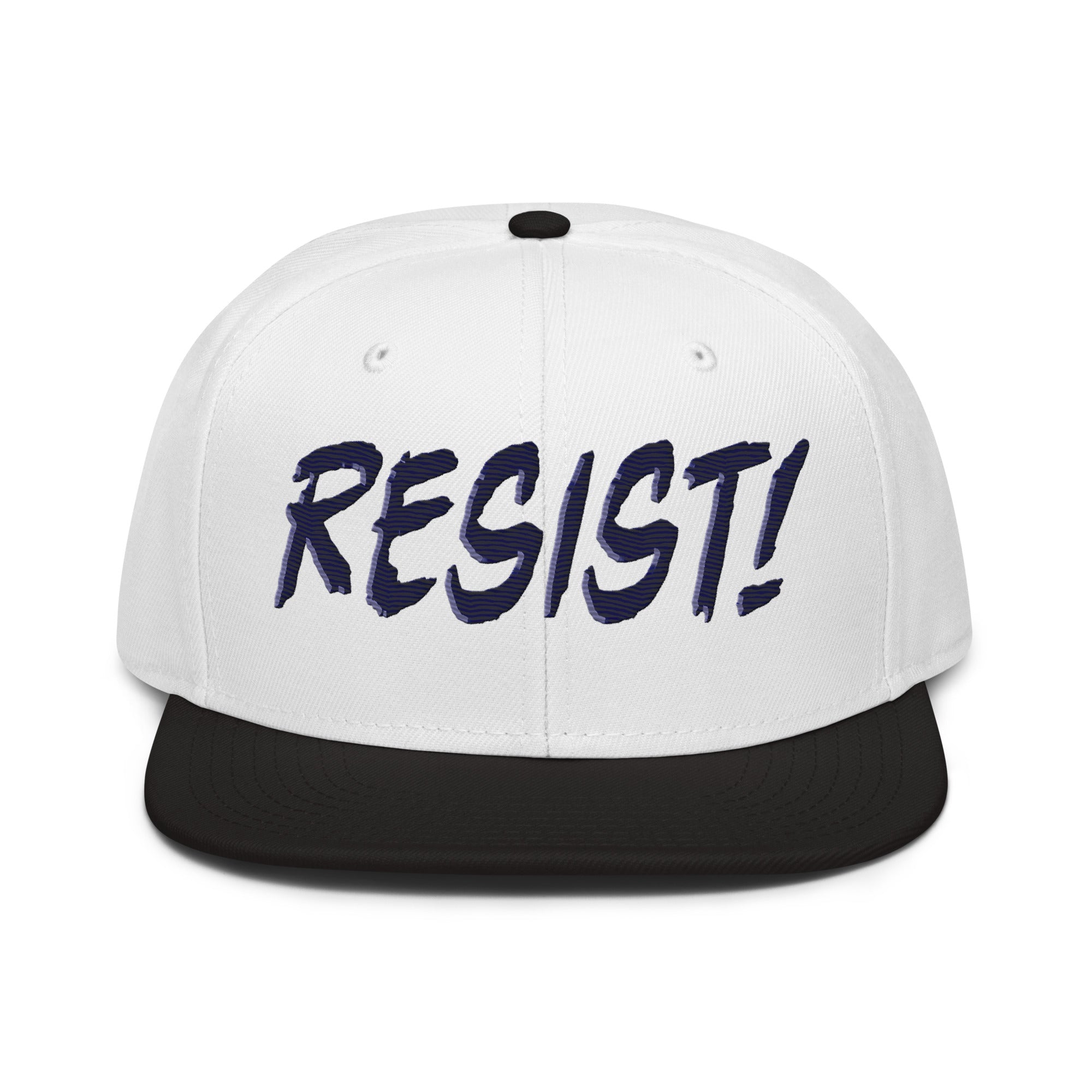 RESIST! SNAPBACK CAP/Black/White/White