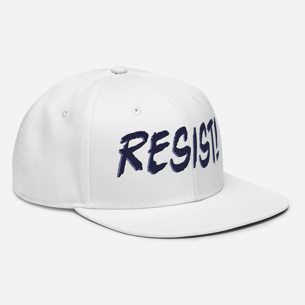 RESIST! SNAPBACK CAP/White