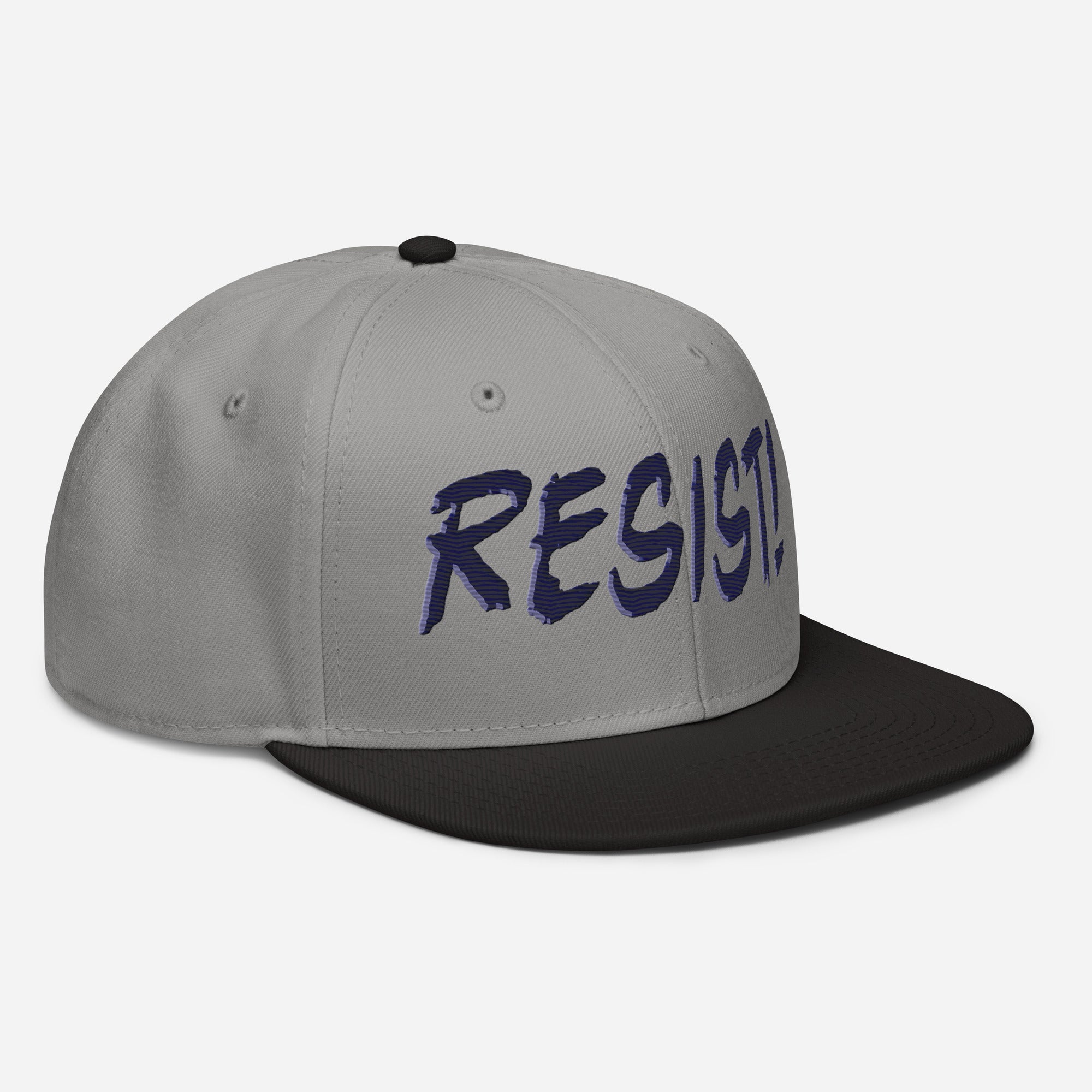 RESIST! SNAPBACK CAP/Black/Gray/Gray