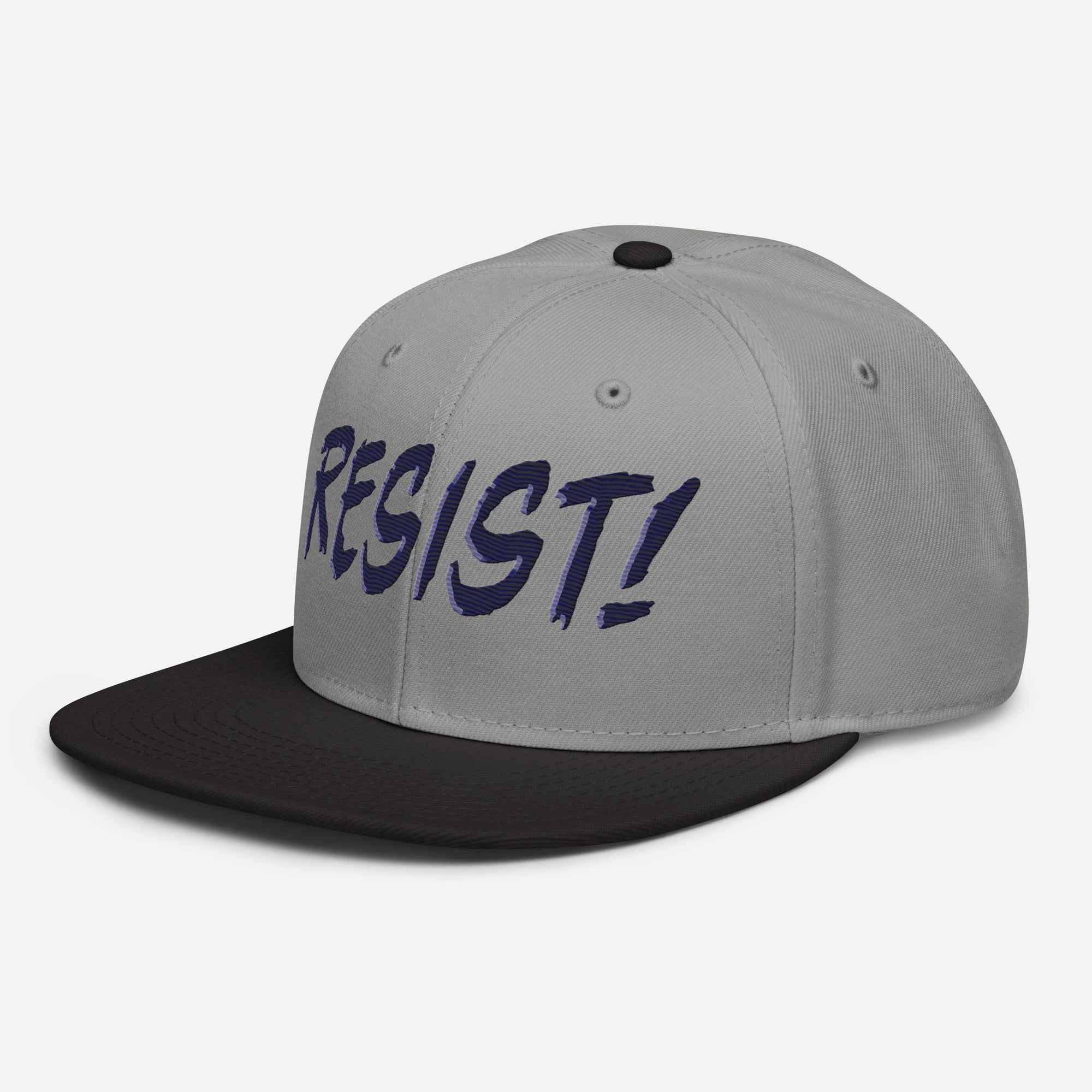 RESIST! SNAPBACK CAP/Black/Gray/Gray