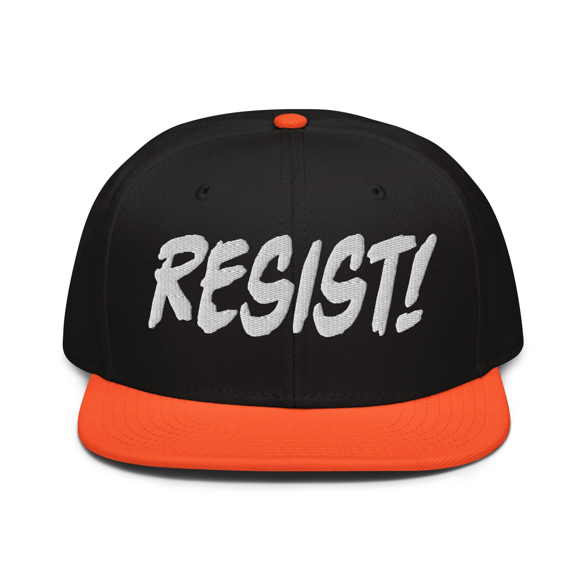 RESIST! SNAPBACK CAP/Orange/Black/Black