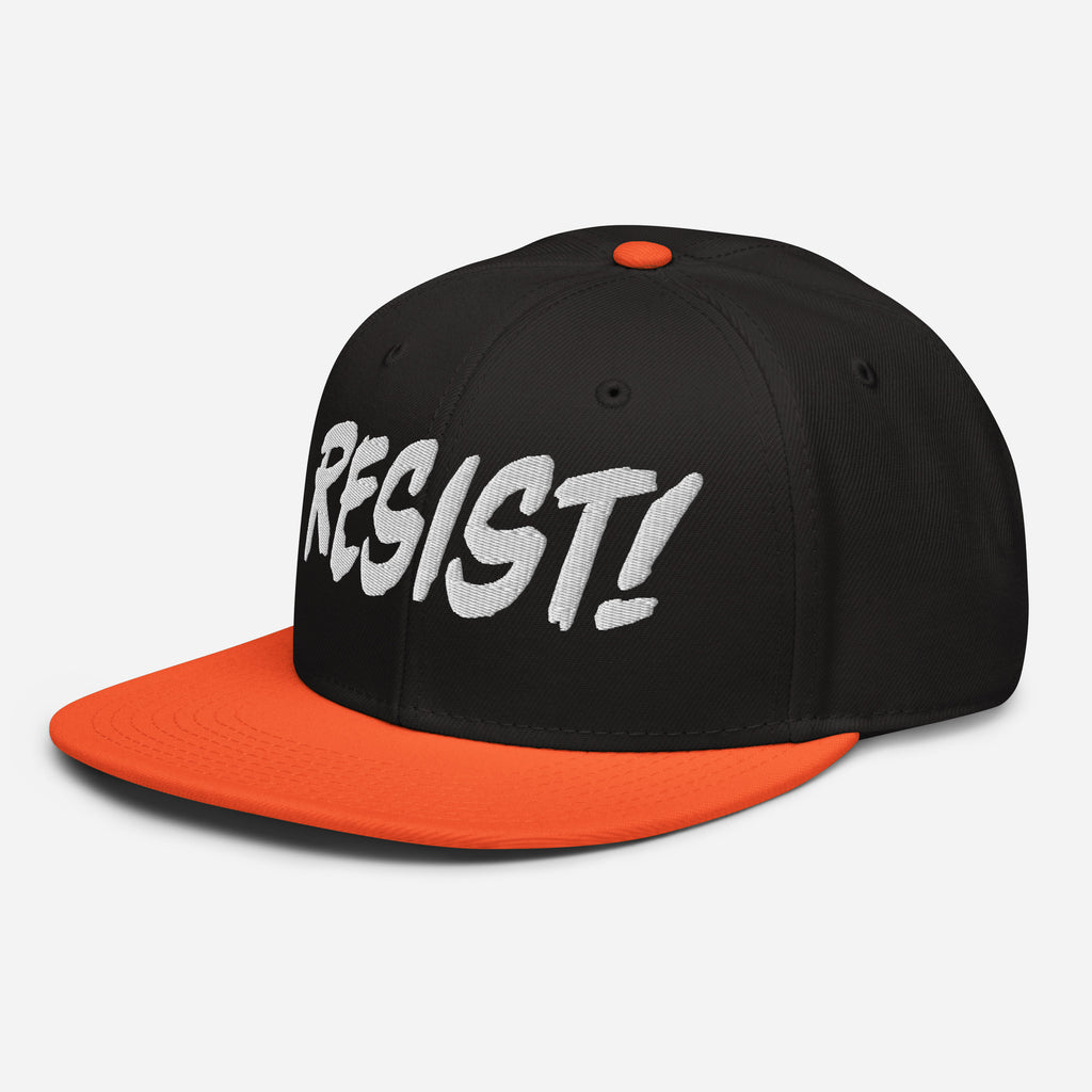 RESIST! SNAPBACK CAP/Orange/Black/Black