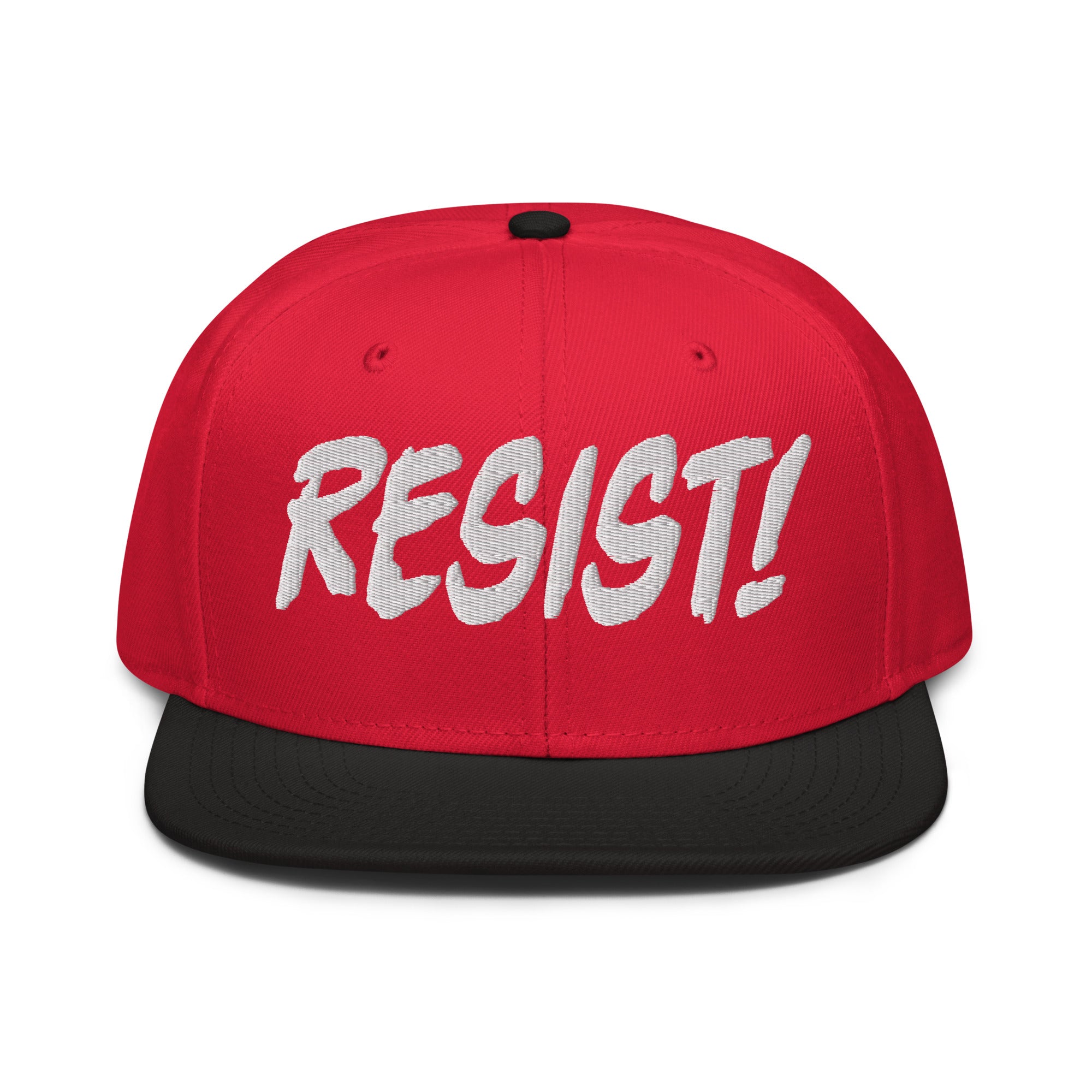 RESIST! SNAPBACK CAP/Black/Red/Red