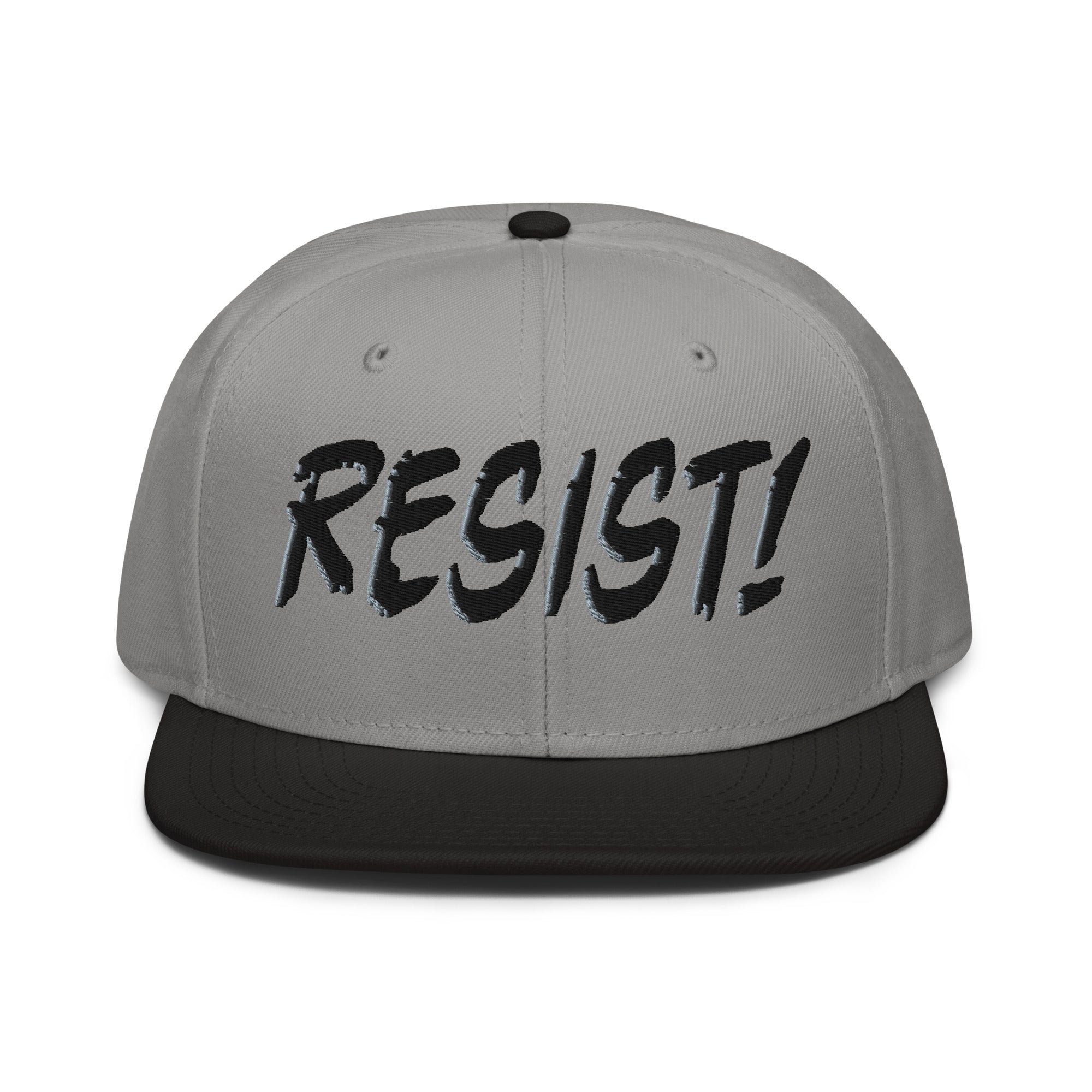 RESIST! SNAPBACK CAP/Black/Gray/Gray