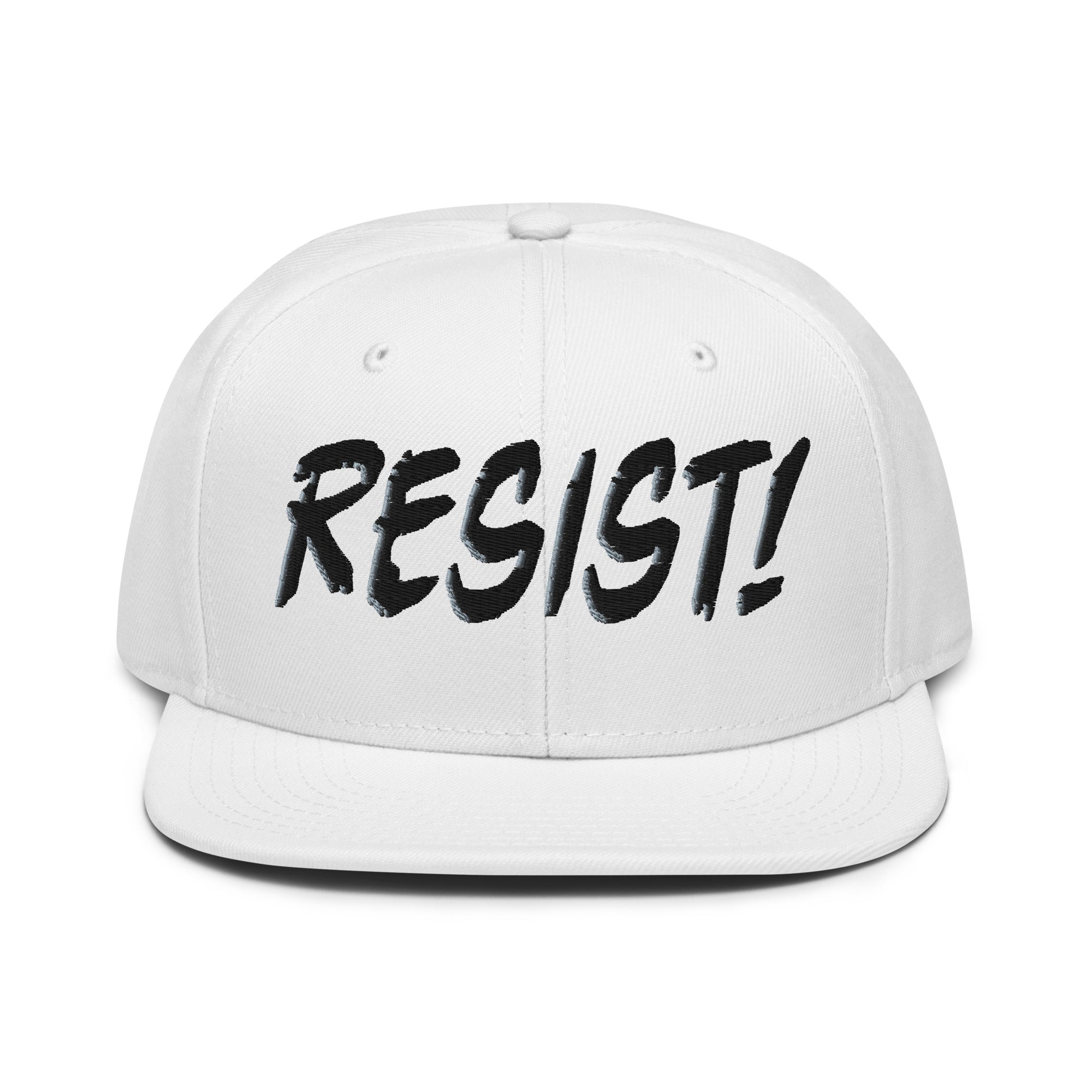RESIST! SNAPBACK CAP/White