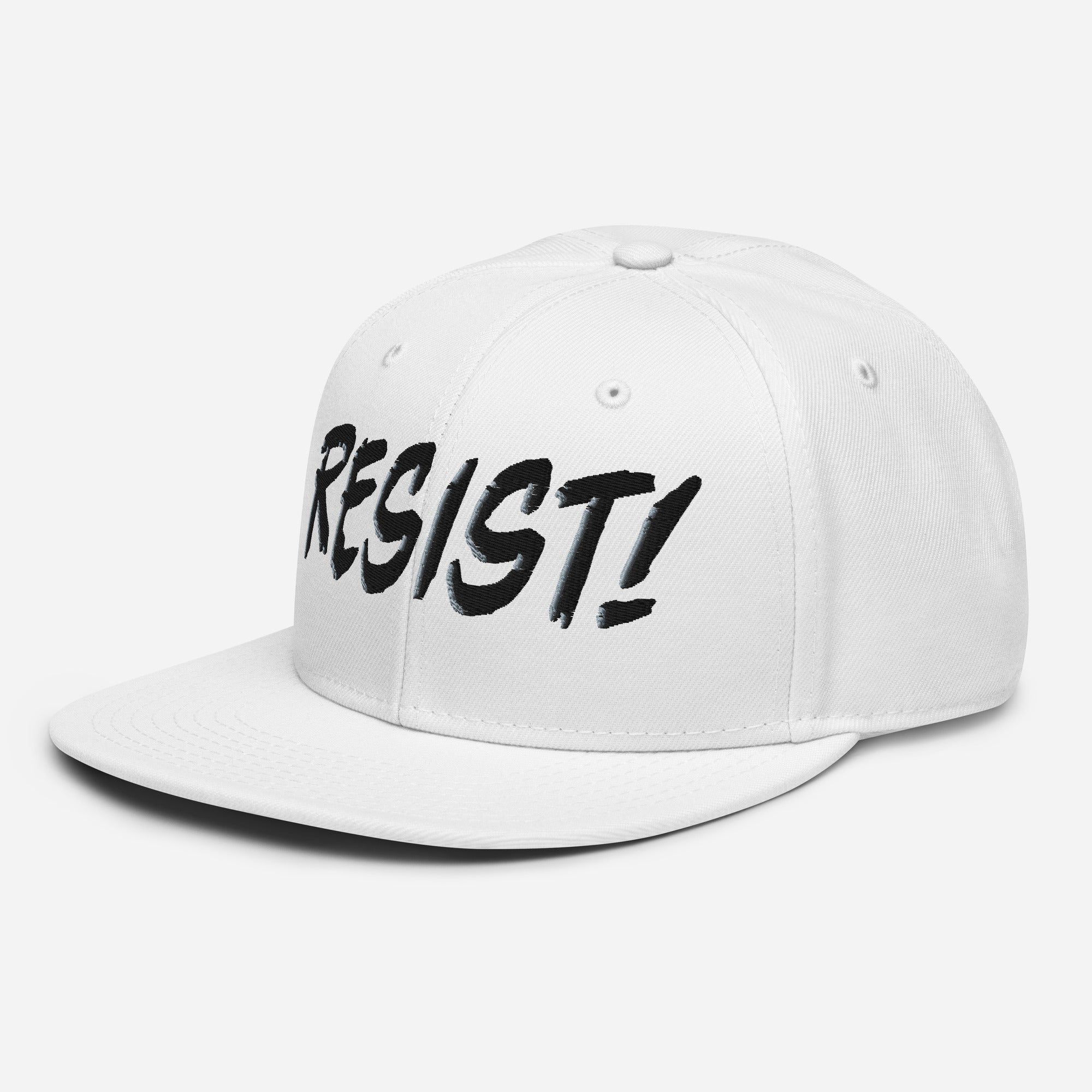 RESIST! SNAPBACK CAP/White