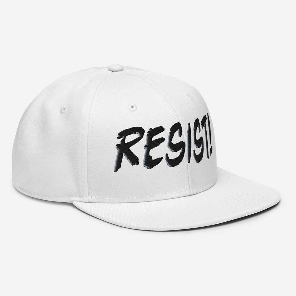 RESIST! SNAPBACK CAP/White