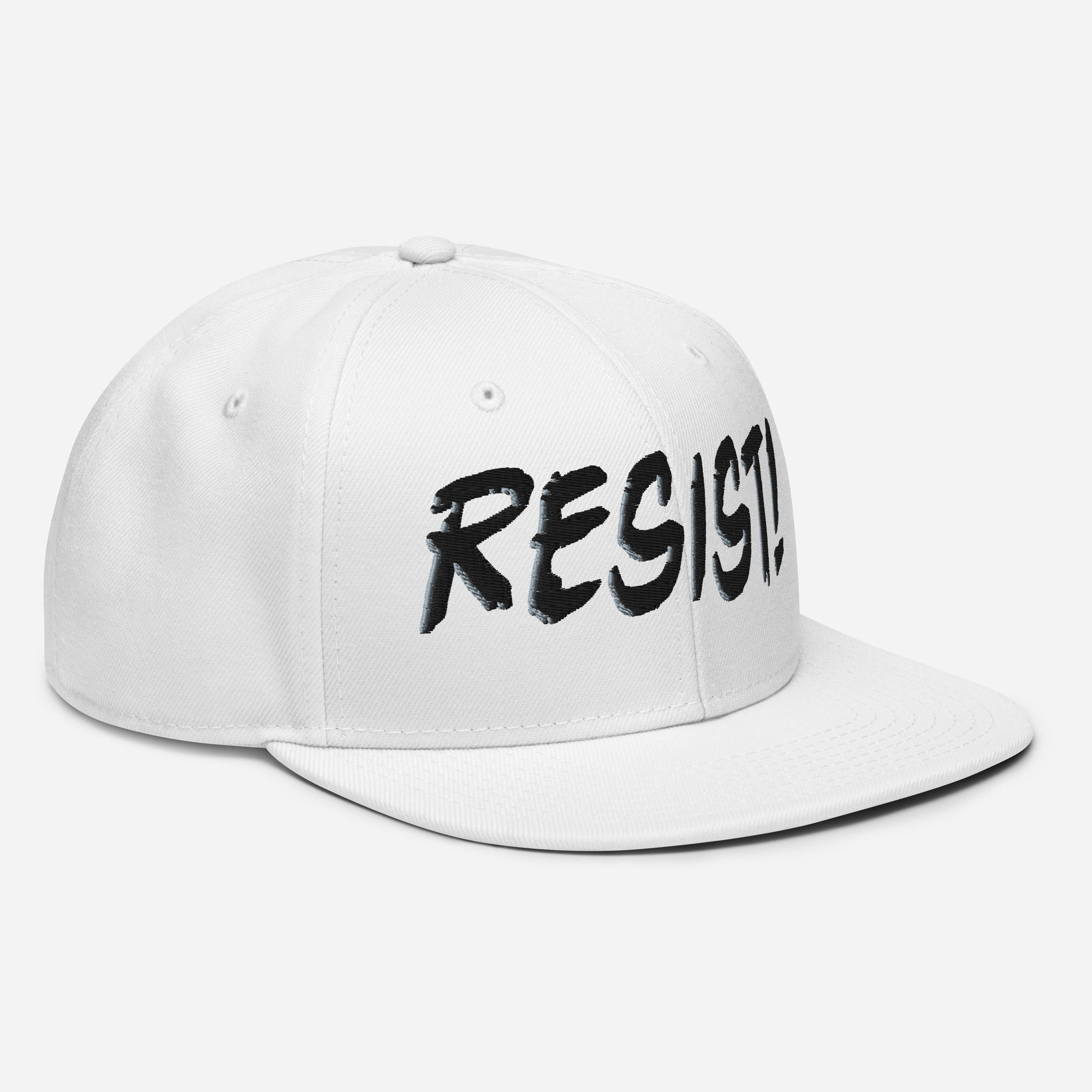 RESIST! SNAPBACK CAP/White