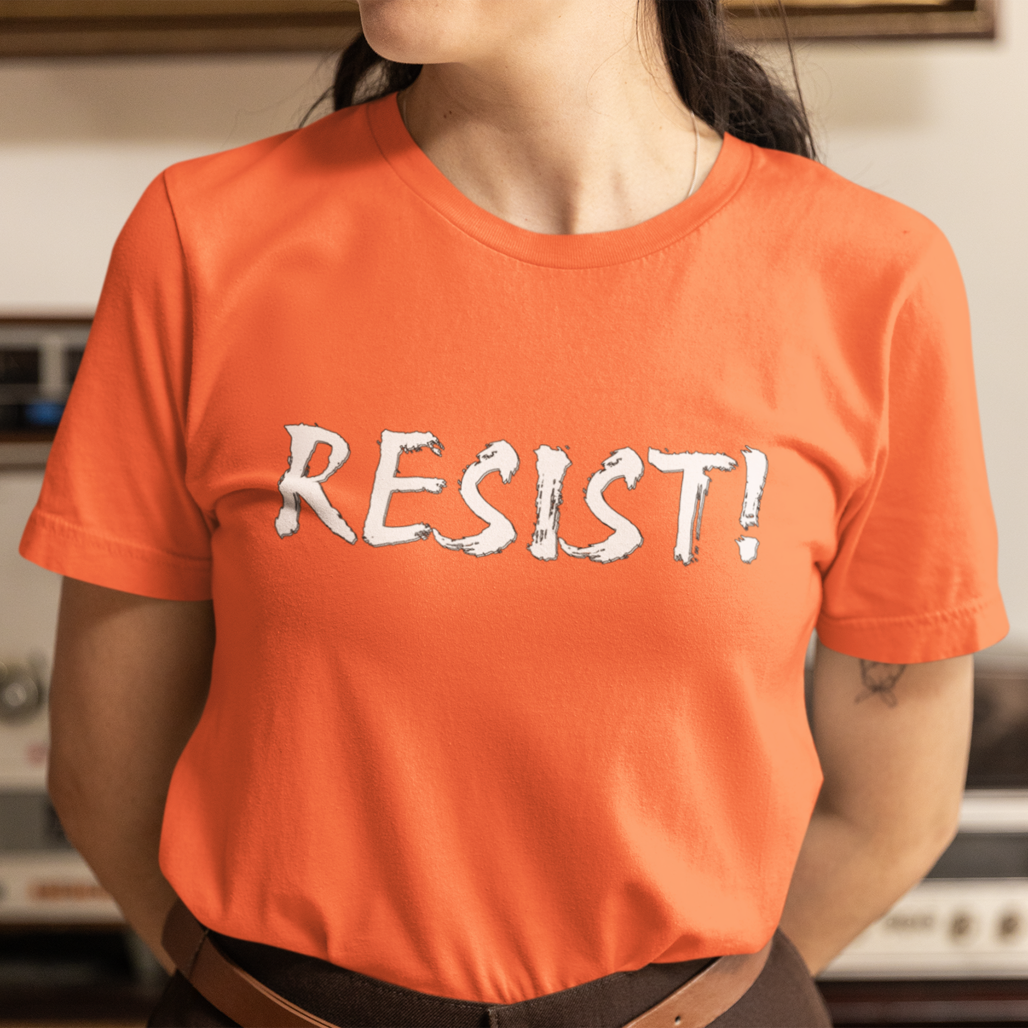 RESIST T-SHIRT/ORANGE
