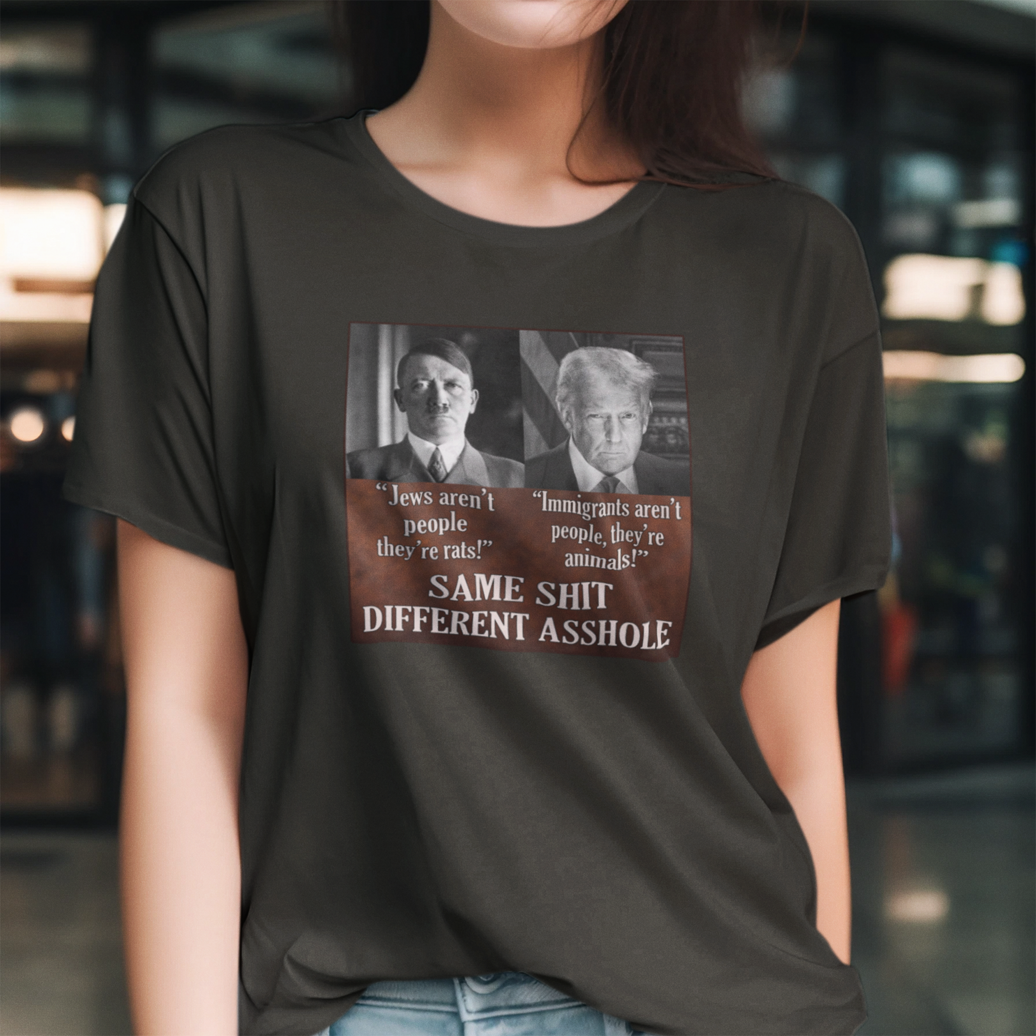 SAME SHIT T-SHIRT/BLACK