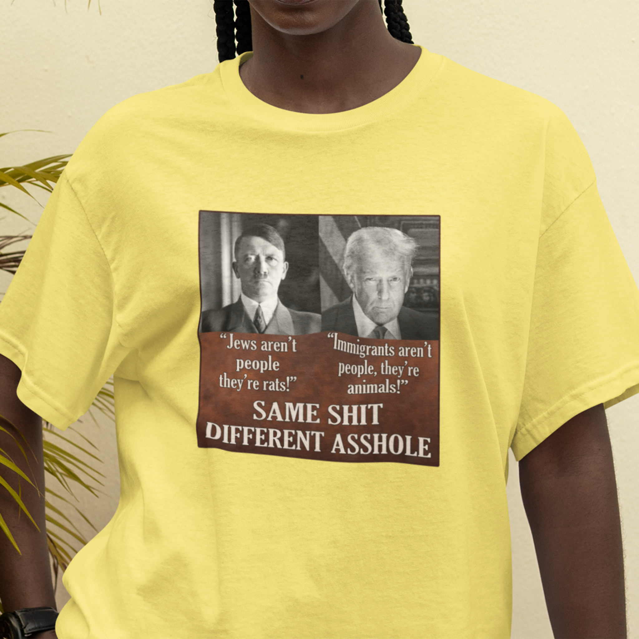 SAME SHIT T-SHIRT/YELLOW
