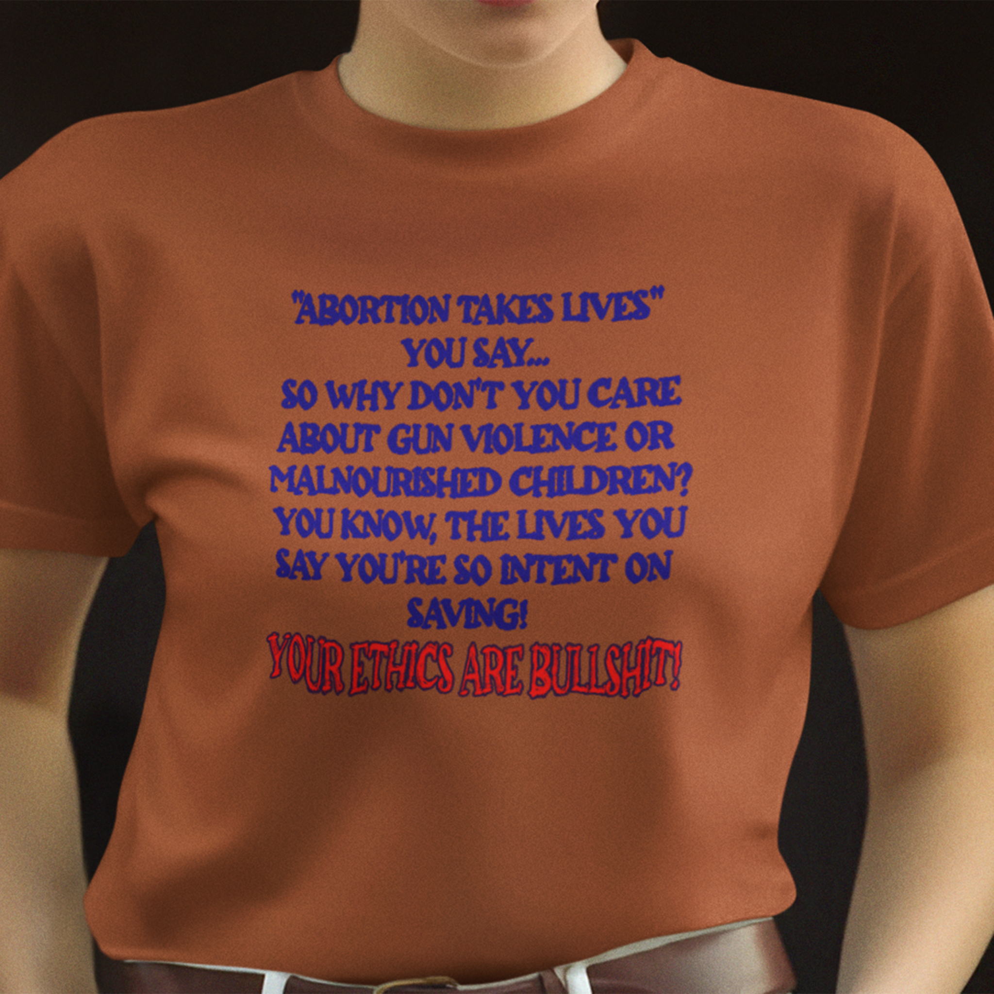 SAVING LIVES T-SHIRT/AUTUMN