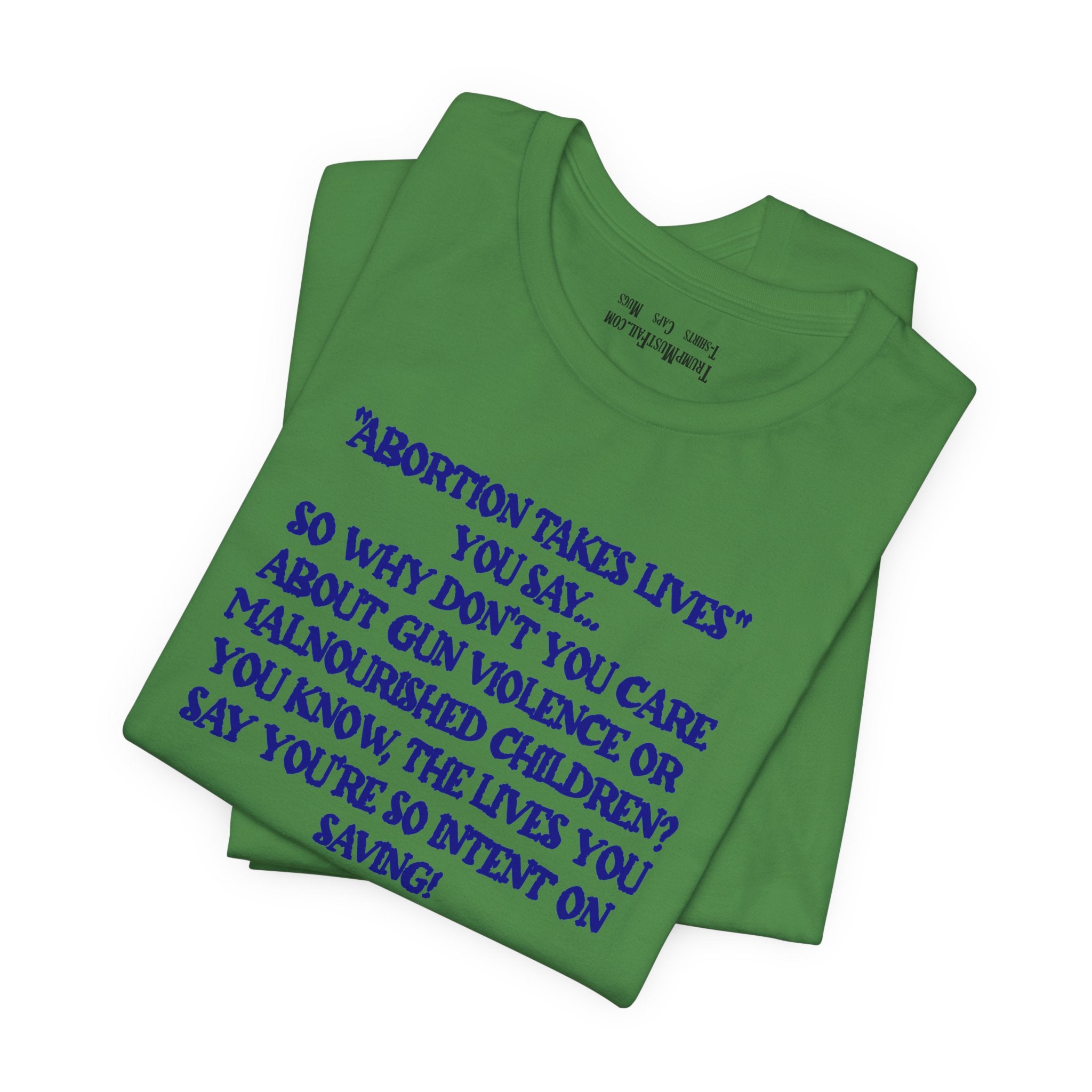 SAVING LIVES T-SHIRT/LEAF