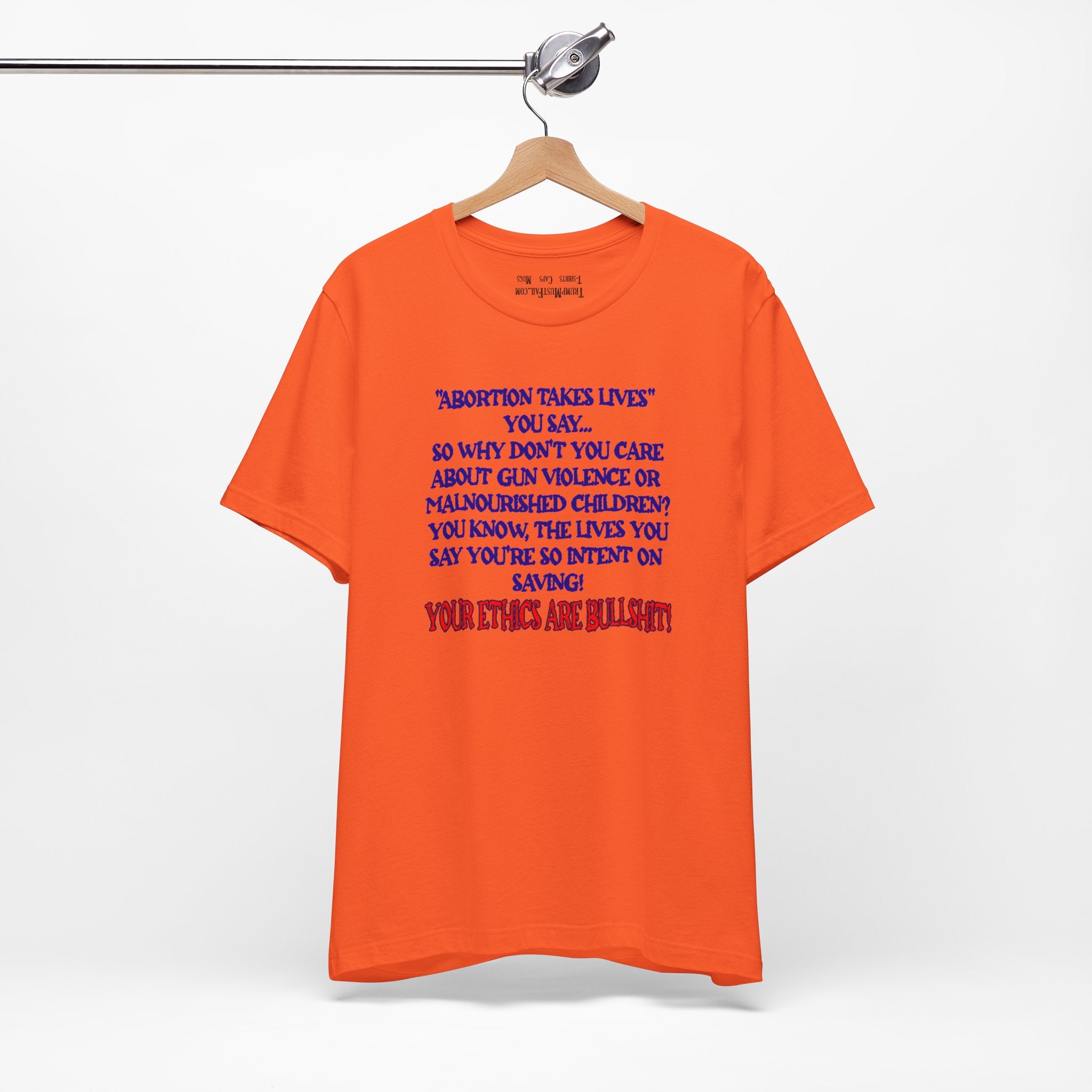 SAVING LIVES T-SHIRT/ORANGE