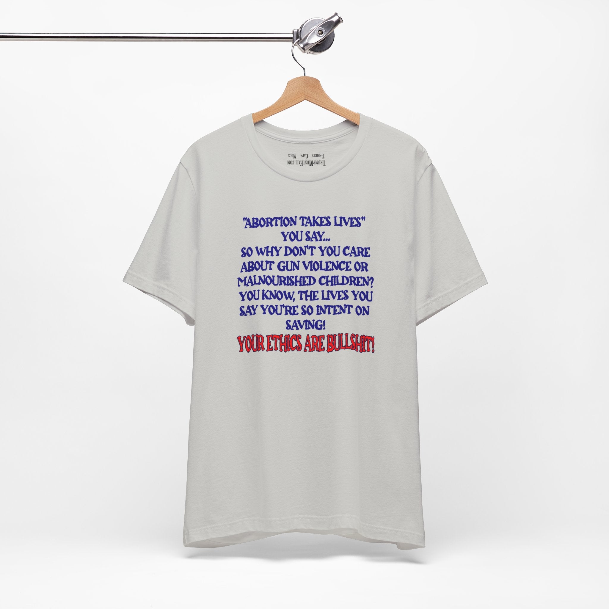 SAVING LIVES T-SHIRT/SILVER