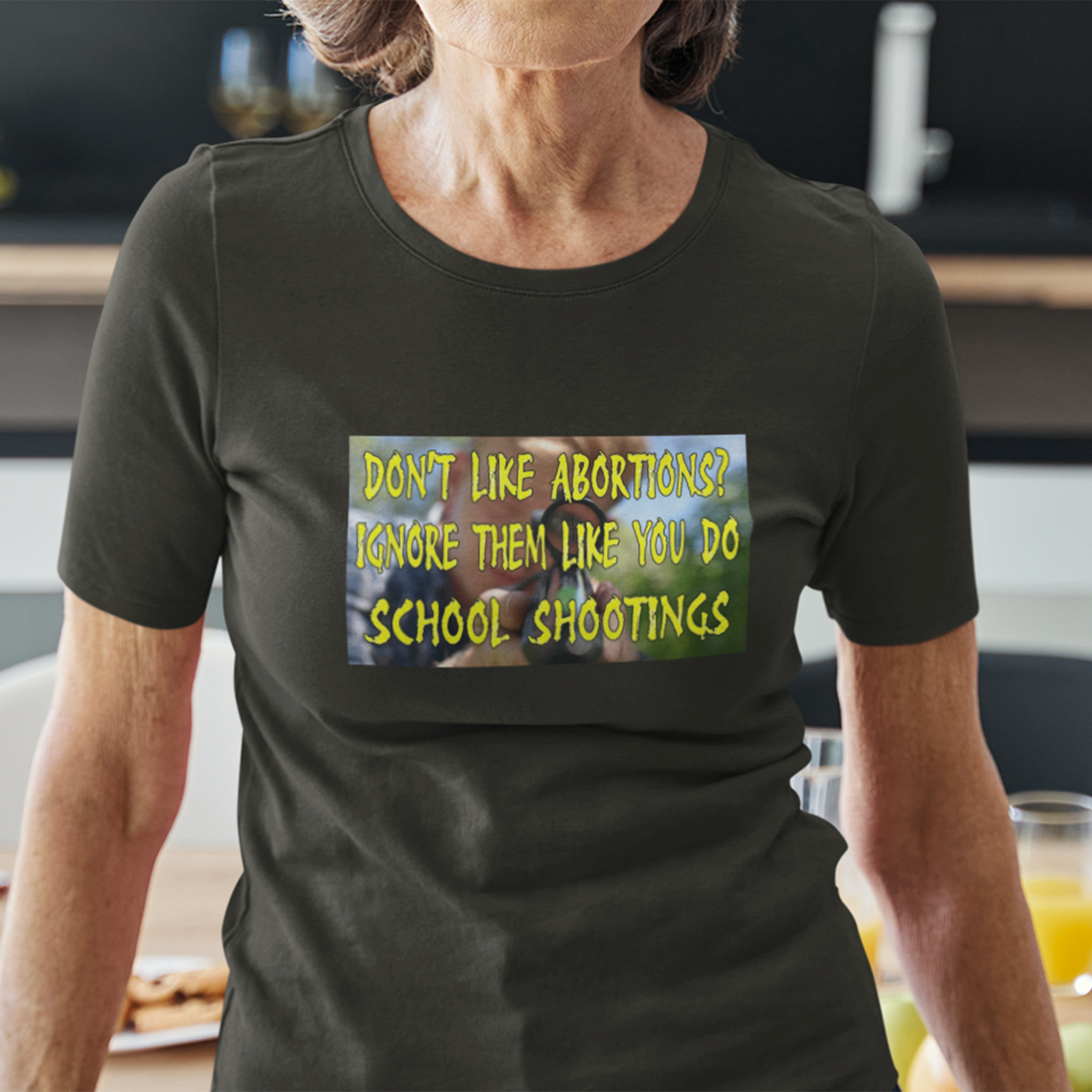 SCHOOL SHOOTINGS T-SHIRT/BLACK