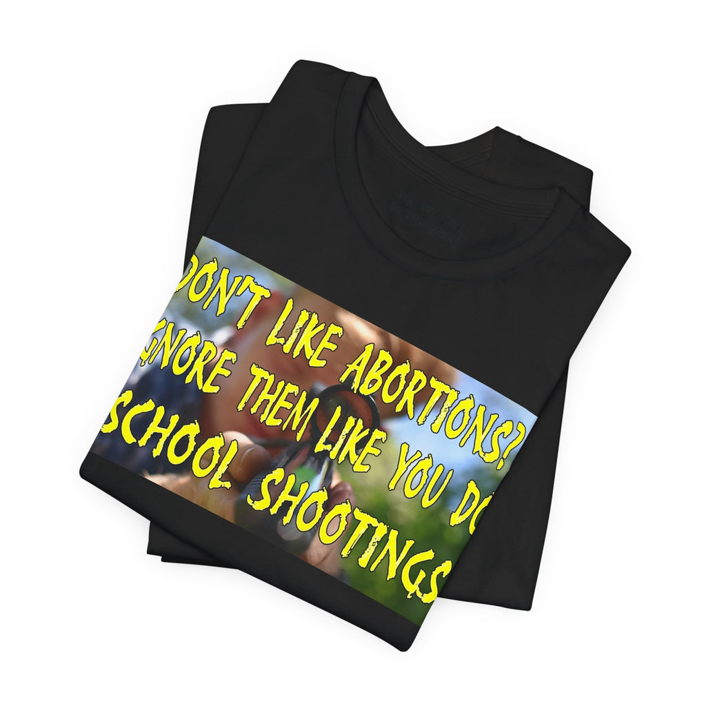 SCHOOL SHOOTINGS T-SHIRT/BLACK
