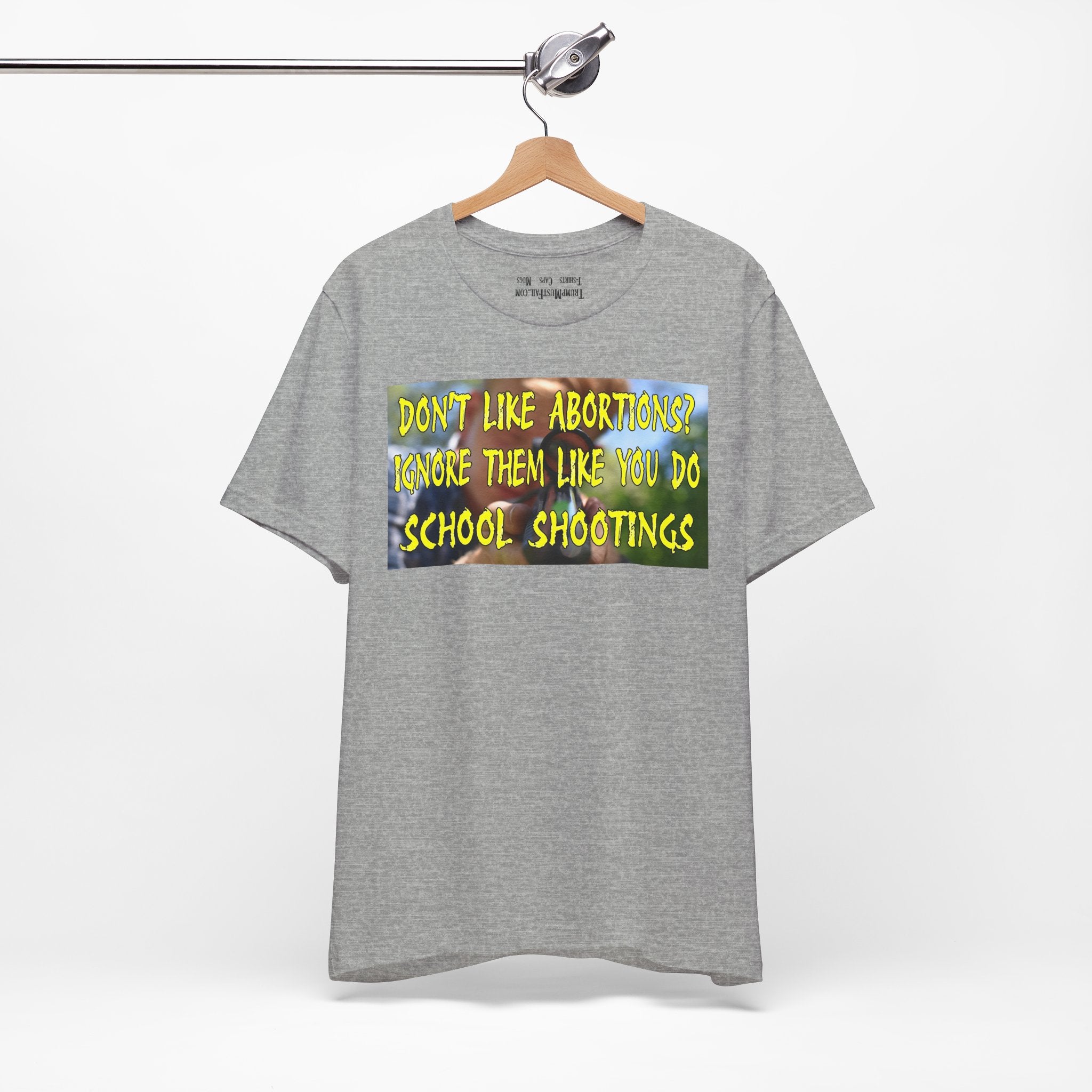 SCHOOL SHOOTINGS T-SHIRT/ATHLETIC HEATHER