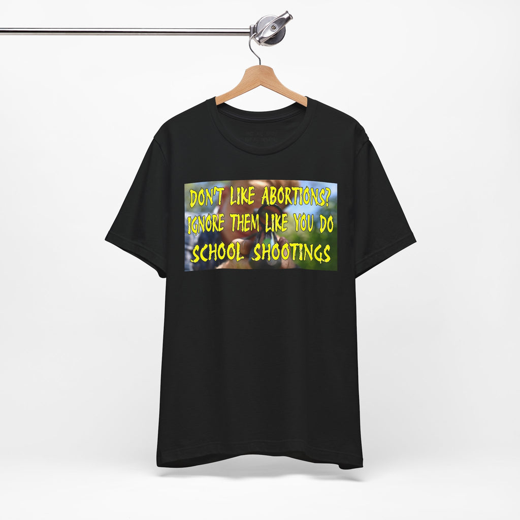 SCHOOL SHOOTINGS T-SHIRT/BLACK