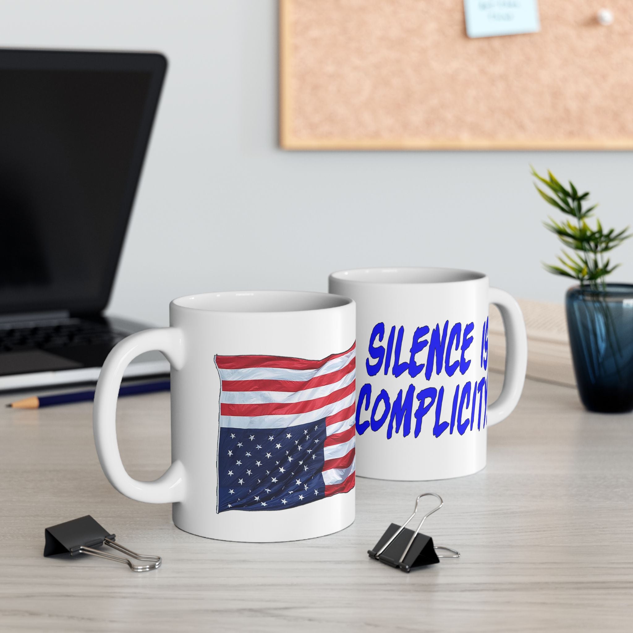 SIGNAL OF DISTRESS CERAMIC MUG/WHITE