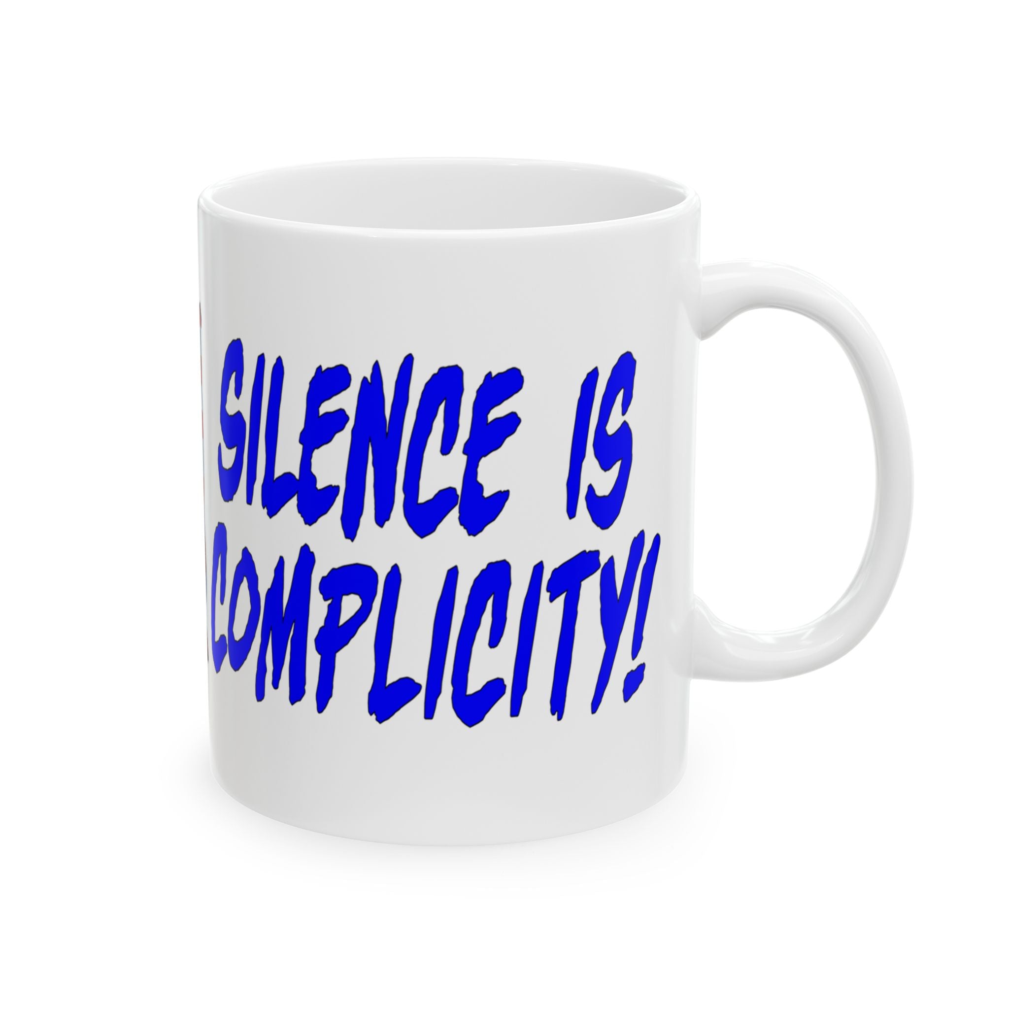 SIGNAL OF DISTRESS CERAMIC MUG/WHITE