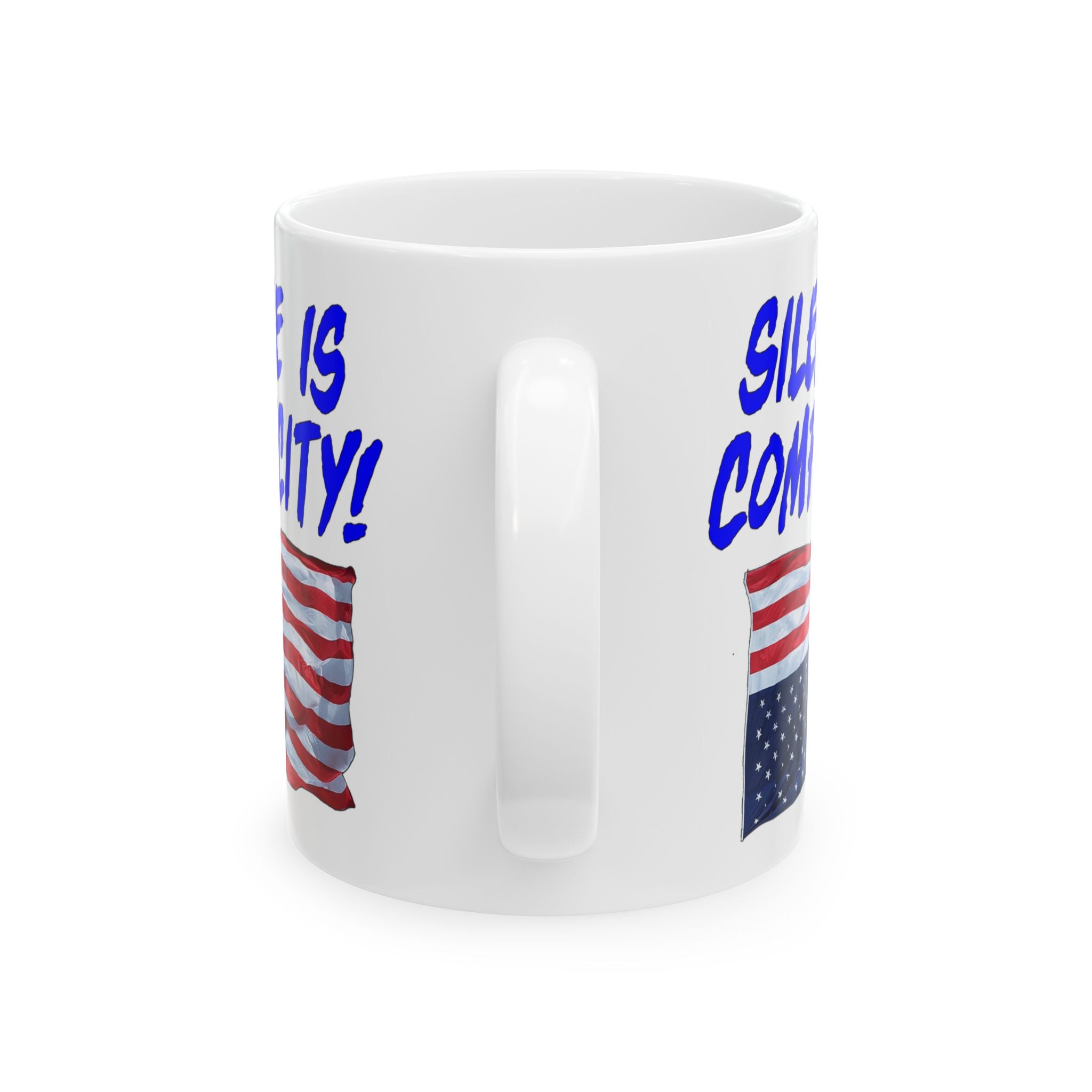 SILENCE IS COMPLICITY CERAMIC MUG/WHITE