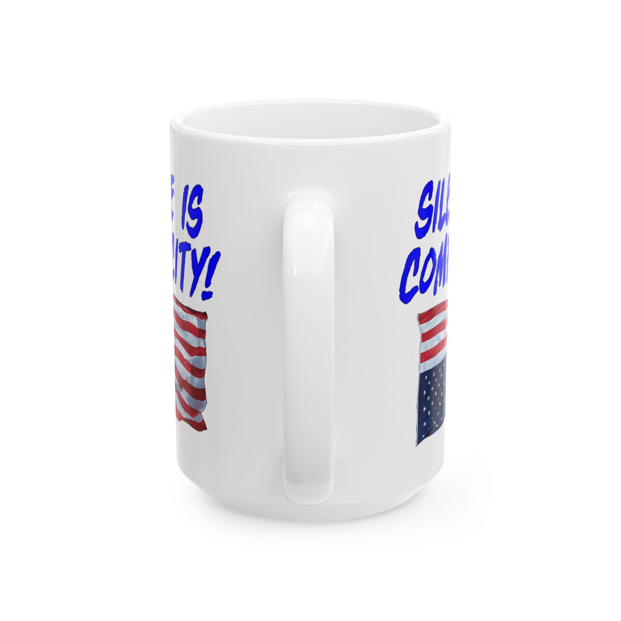 SILENCE IS COMPLICITY CERAMIC MUG/WHITE