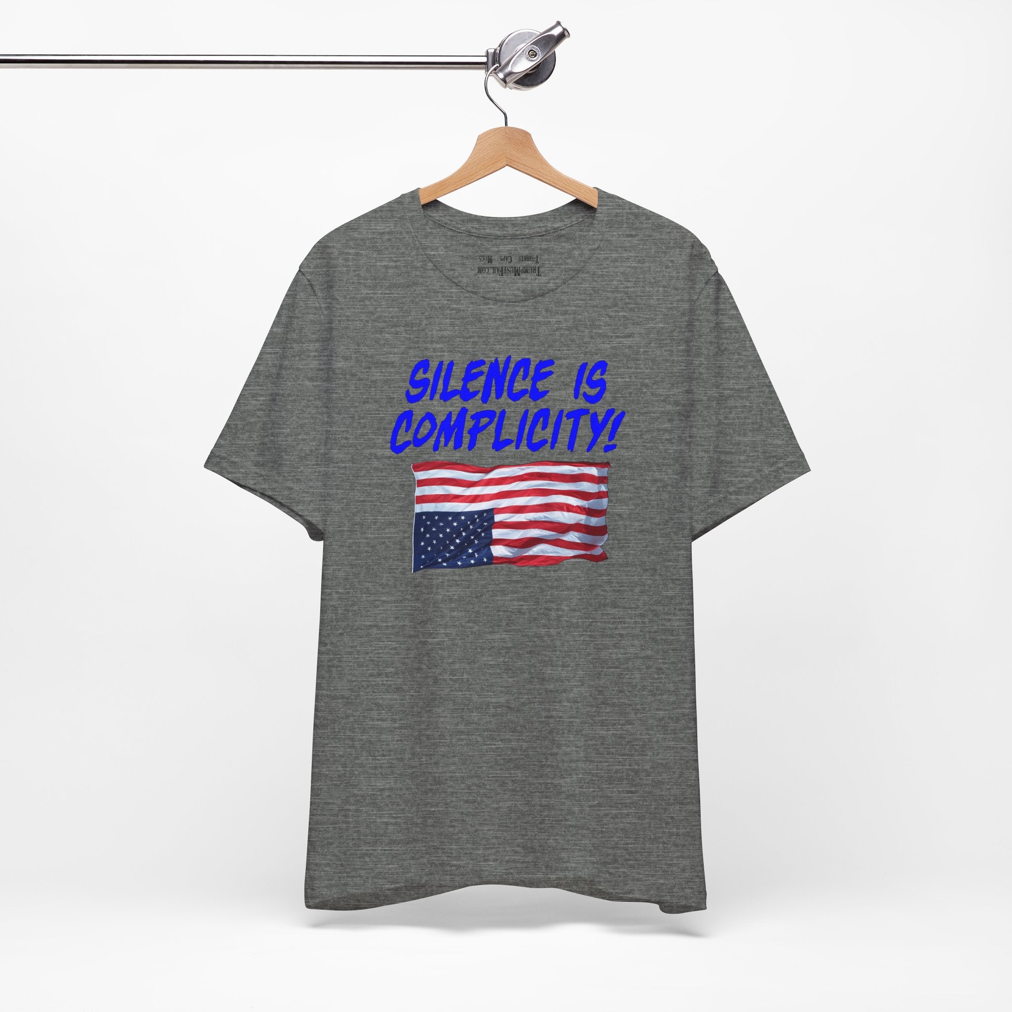 SILENCE IS COMPLICITY T-SHIRT/DEEP HEATHER