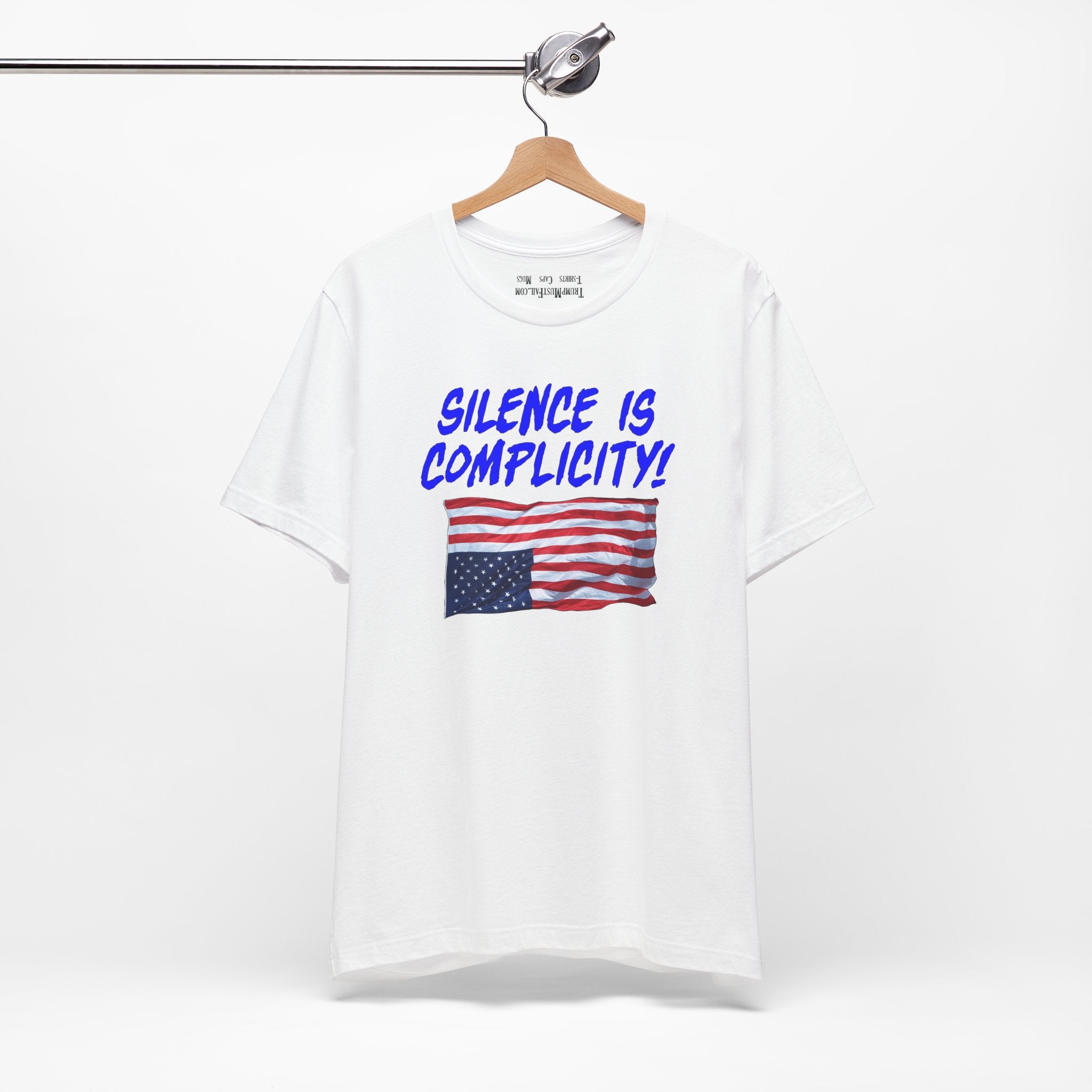 SILENCE IS COMPLICITY T-SHIRT/WHITE
