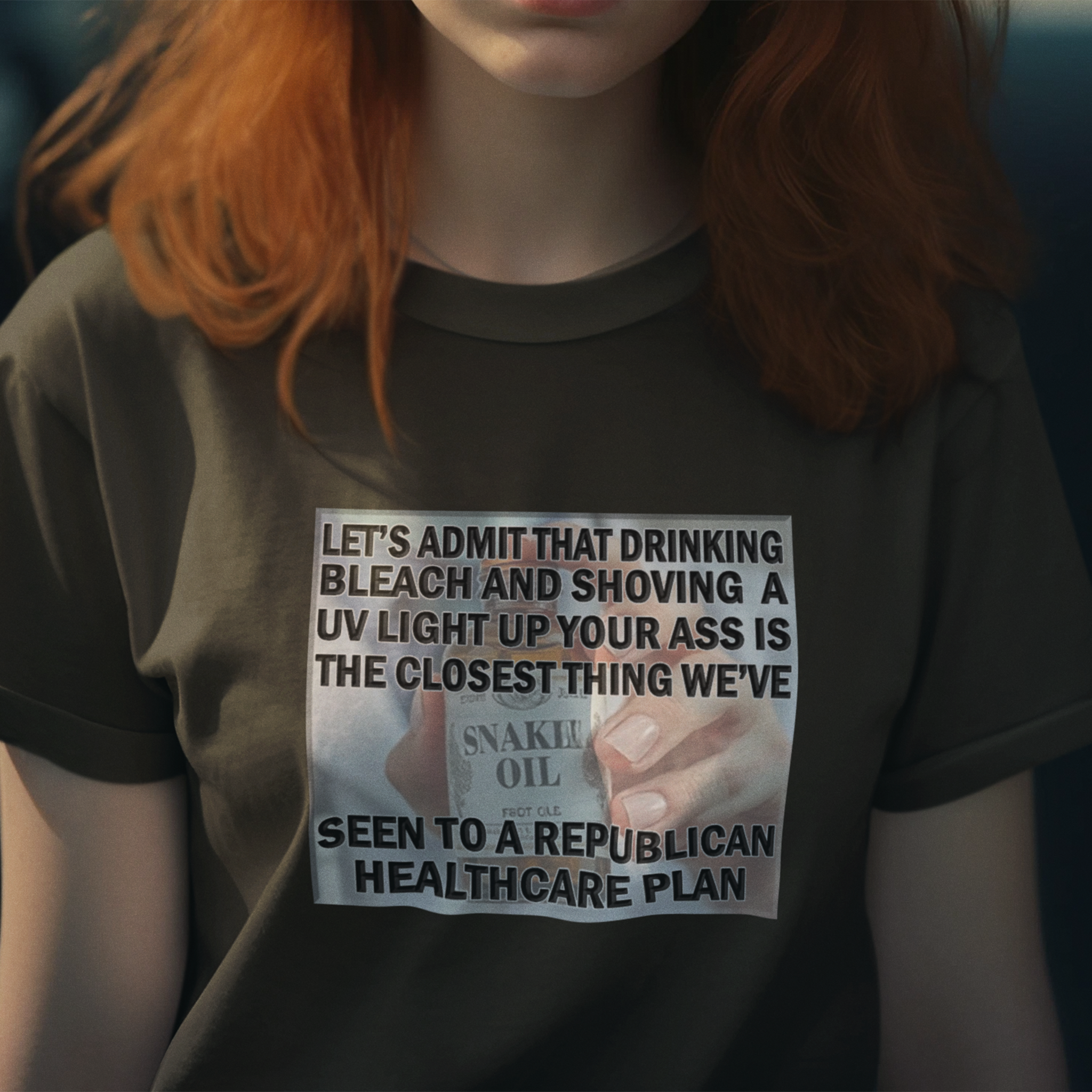 SNAKE OIL T-SHIRT/BLACK