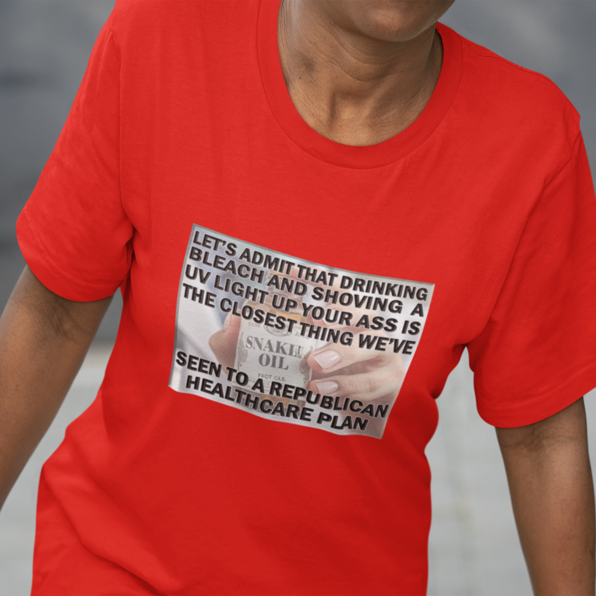 SNAKE OIL T-SHIRT/RED