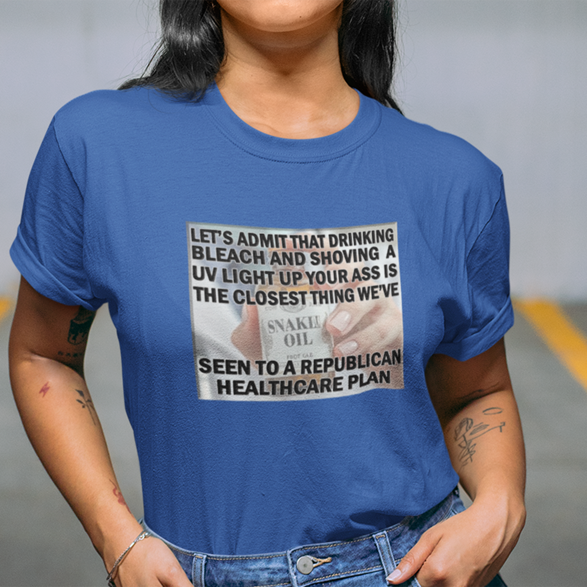 SNAKE OIL T-SHIRT/TRUE ROYAL