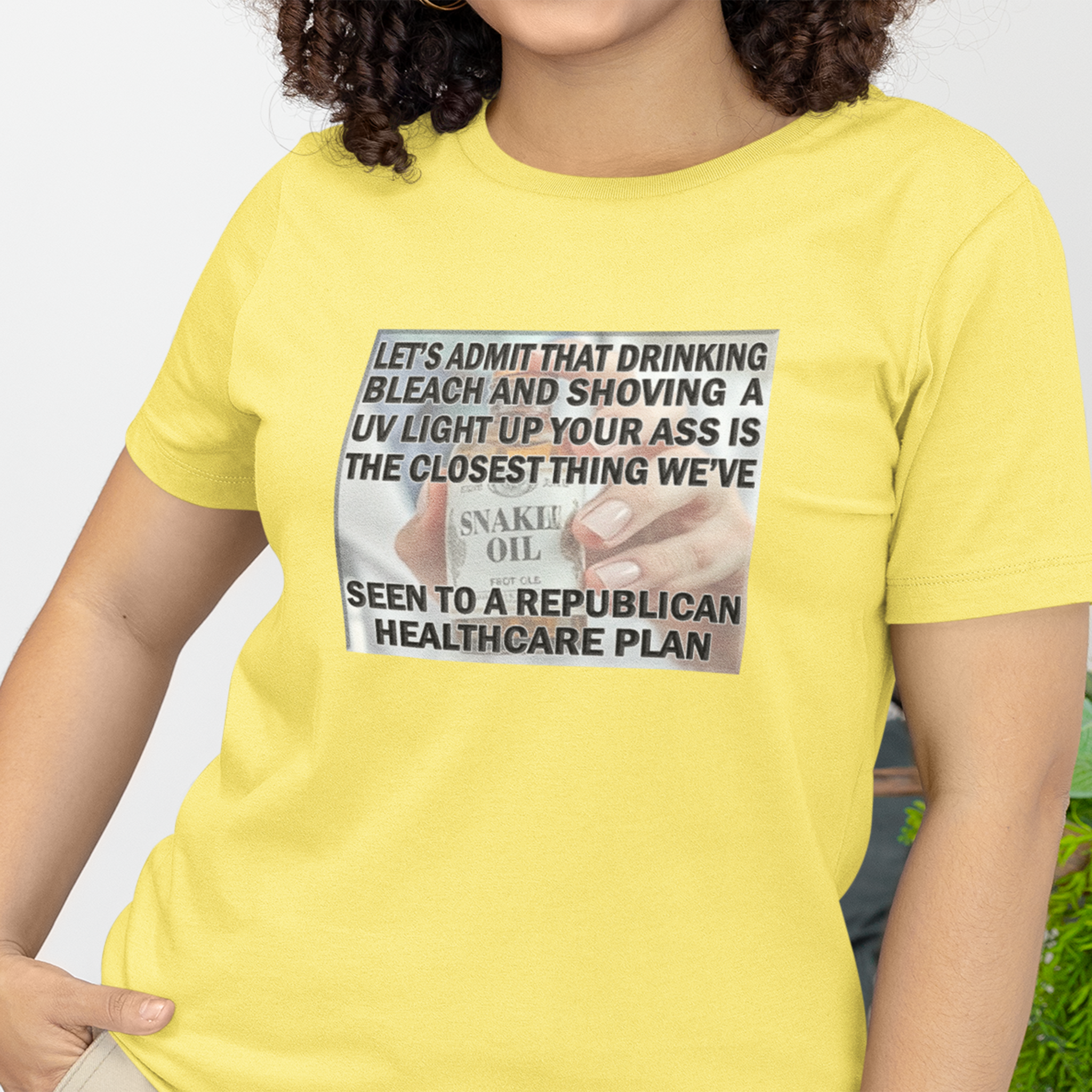 SNAKE OIL T-SHIRT/YELLOW