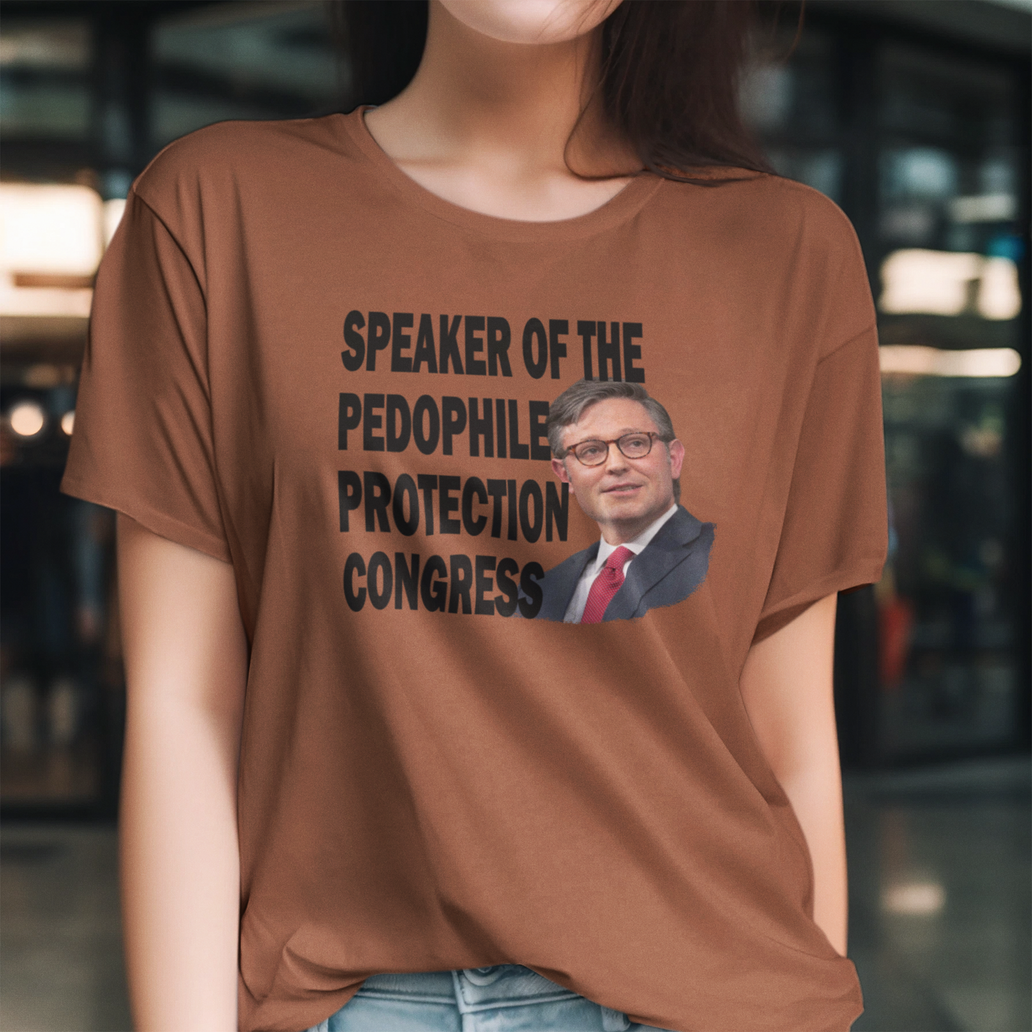 SPEAKER OF THE PEDOPHILE T-SHIRT/AUTUMN