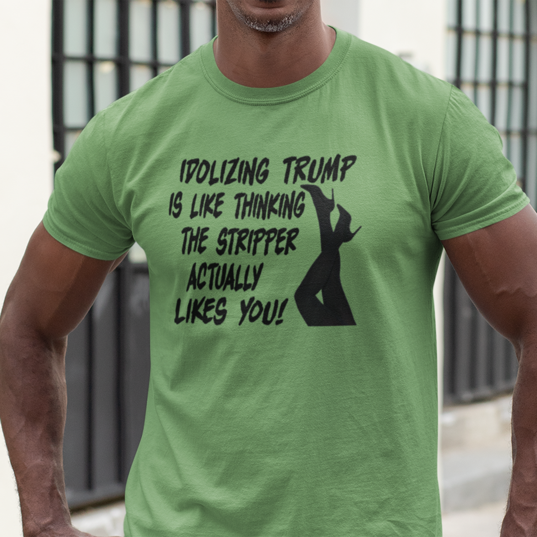 STRIPPER T-SHIRT/LEAF