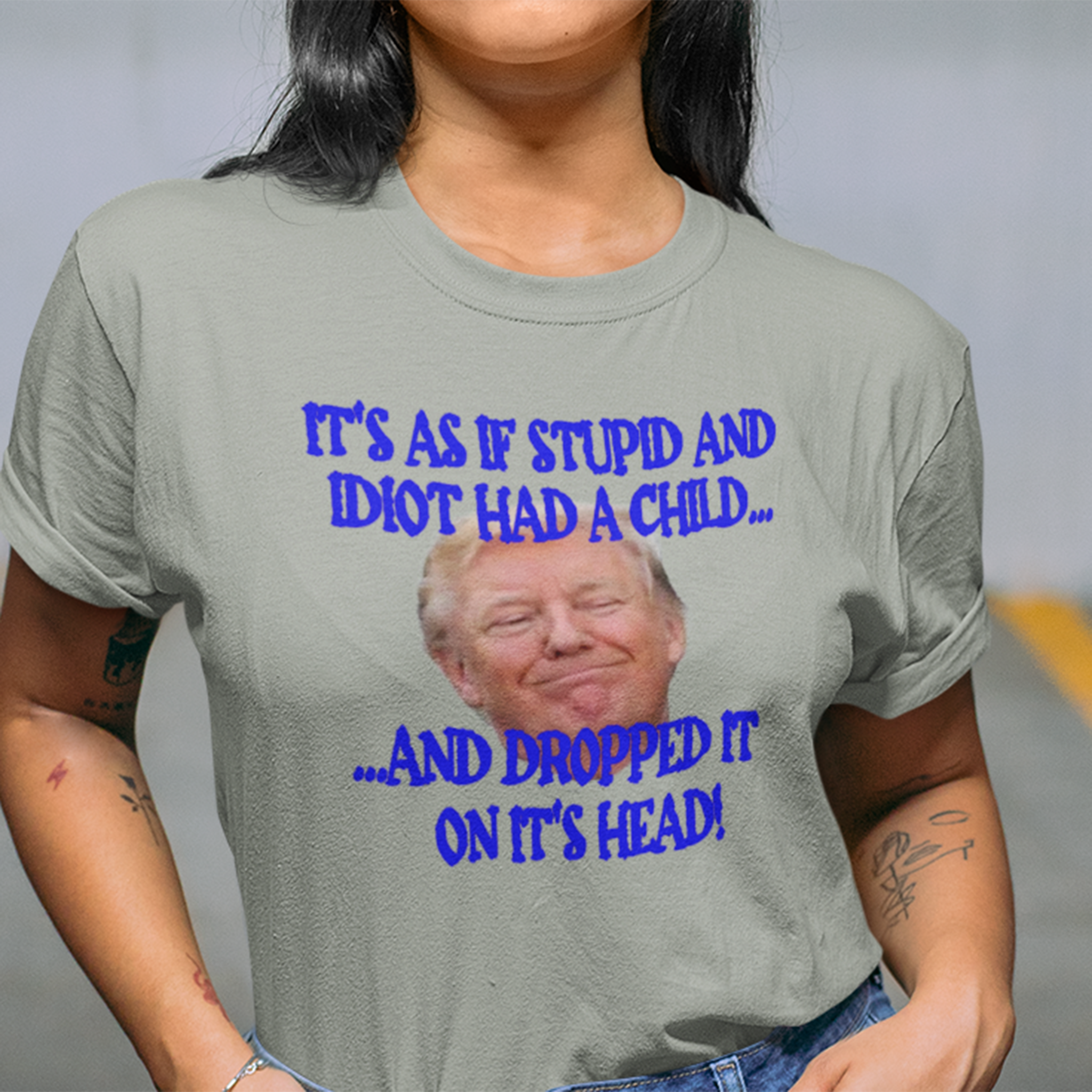 STUPID JR T-SHIRT/ATHLETIC HEATHER