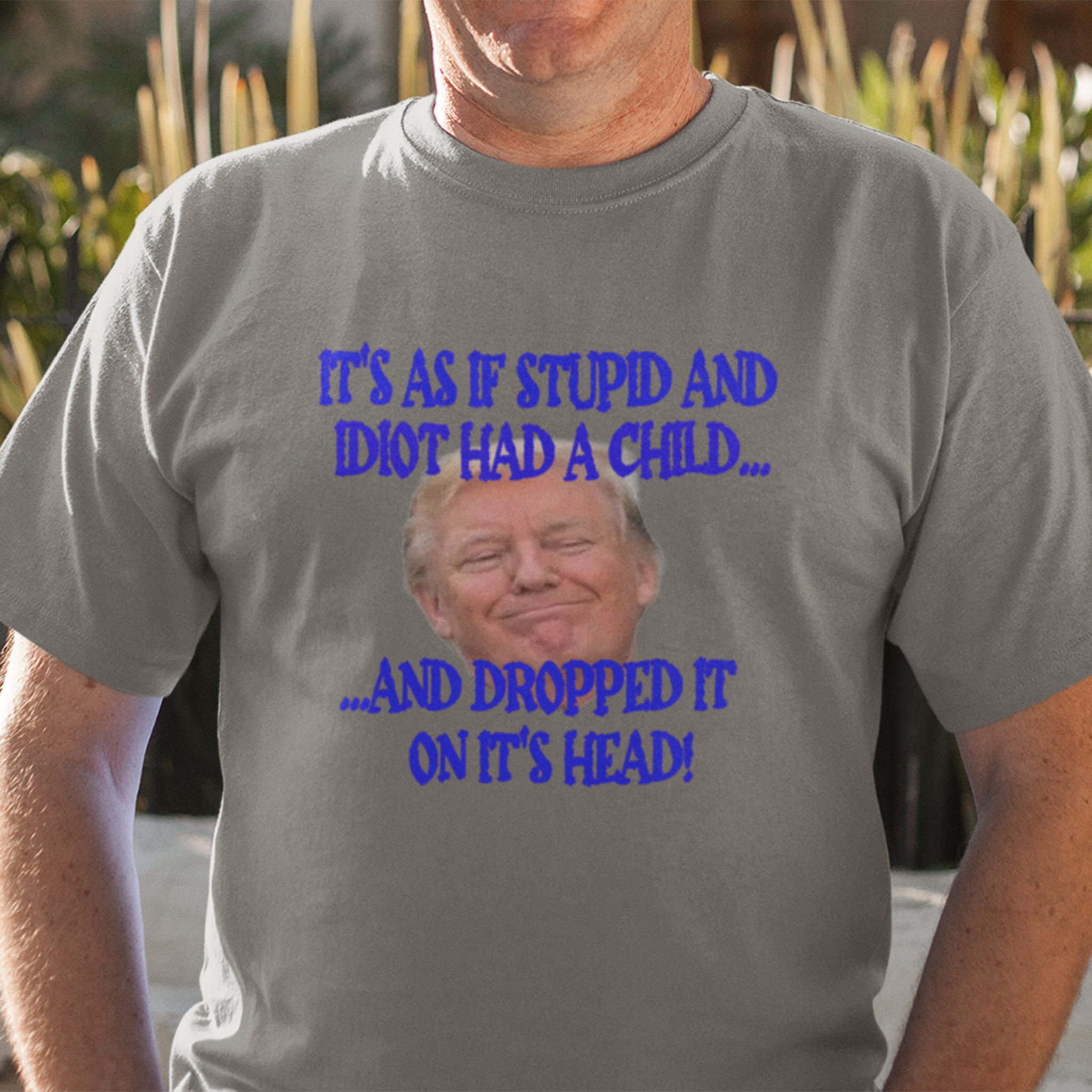 STUPID JR T-SHIRT/DEEP HEATHER