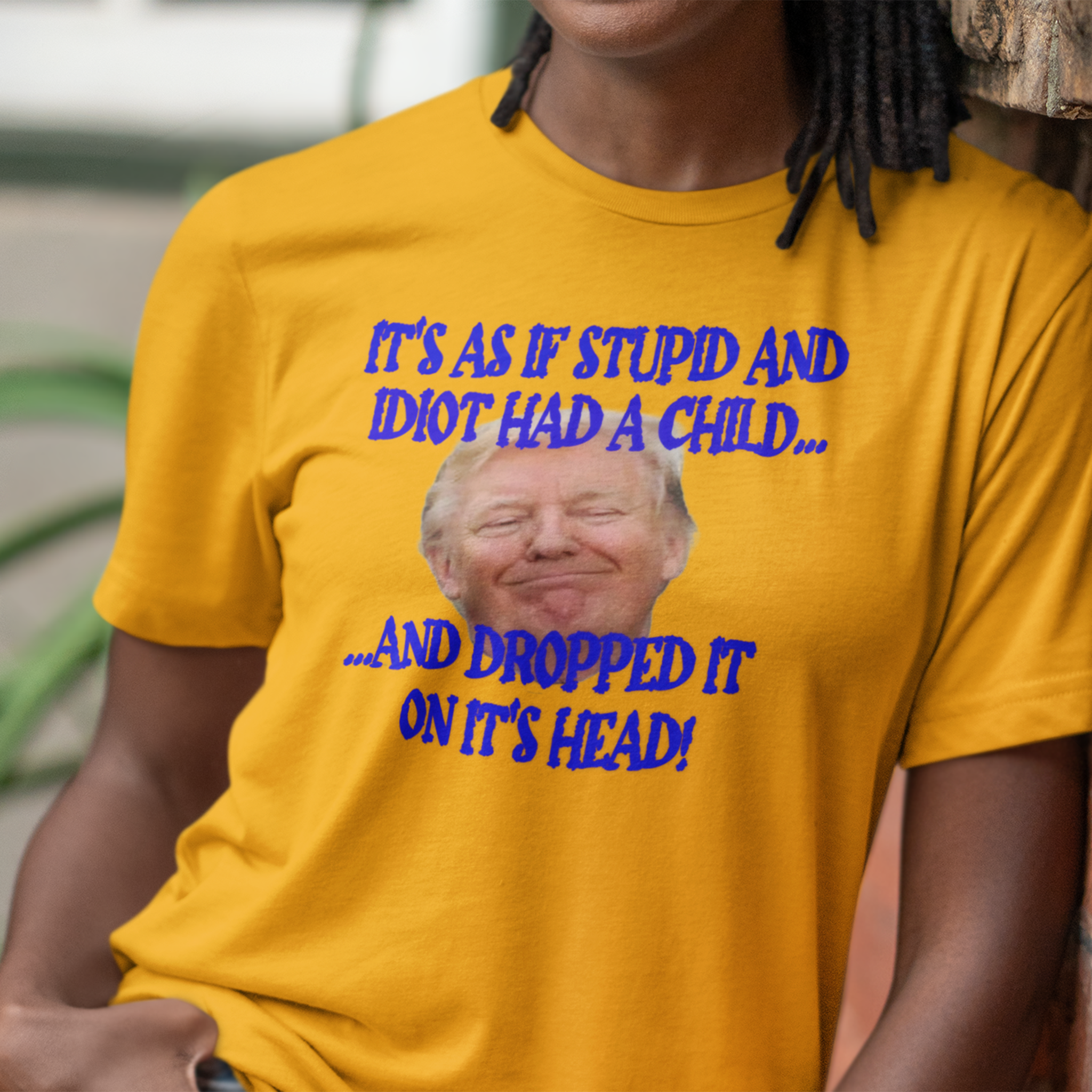 STUPID JR T-SHIRT/GOLD