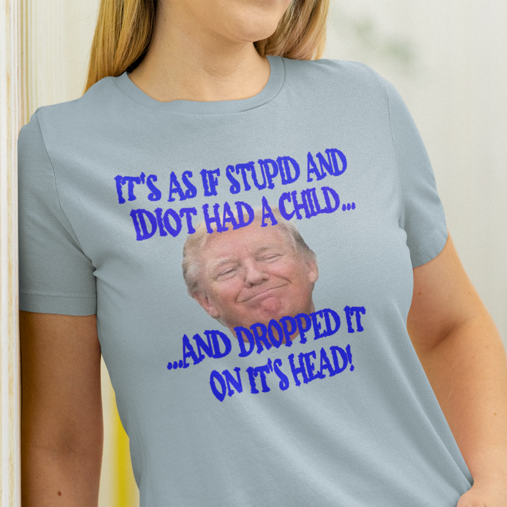 STUPID JR T-SHIRT/LIGHT BLUE