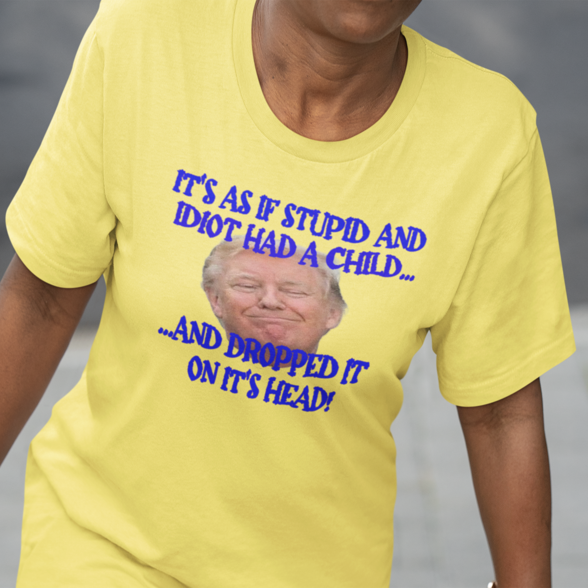 STUPID JR T-SHIRT/YELLOW