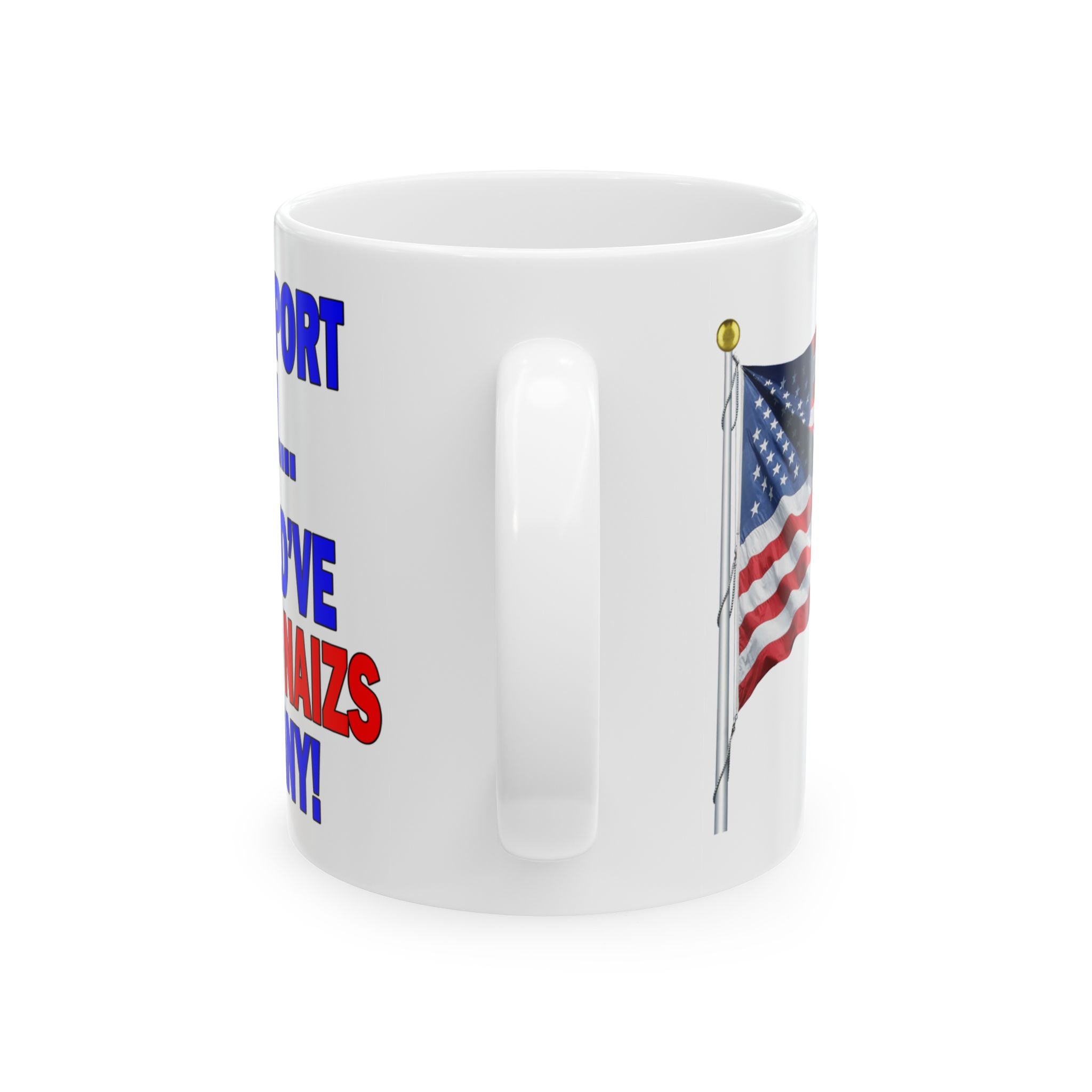 SUPPORT ICE CERAMIC MUG/WHITE