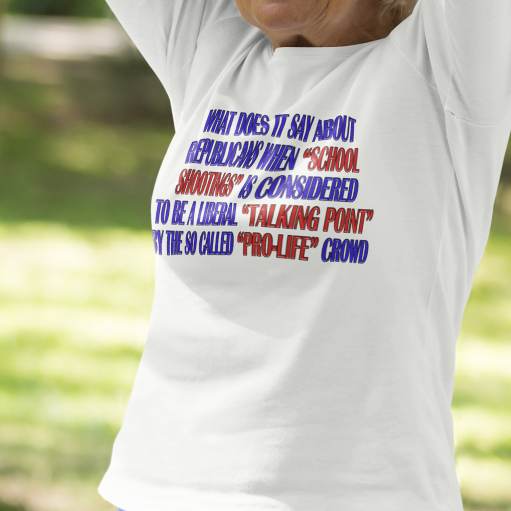 TALKING POINT T-SHIRT/WHITE