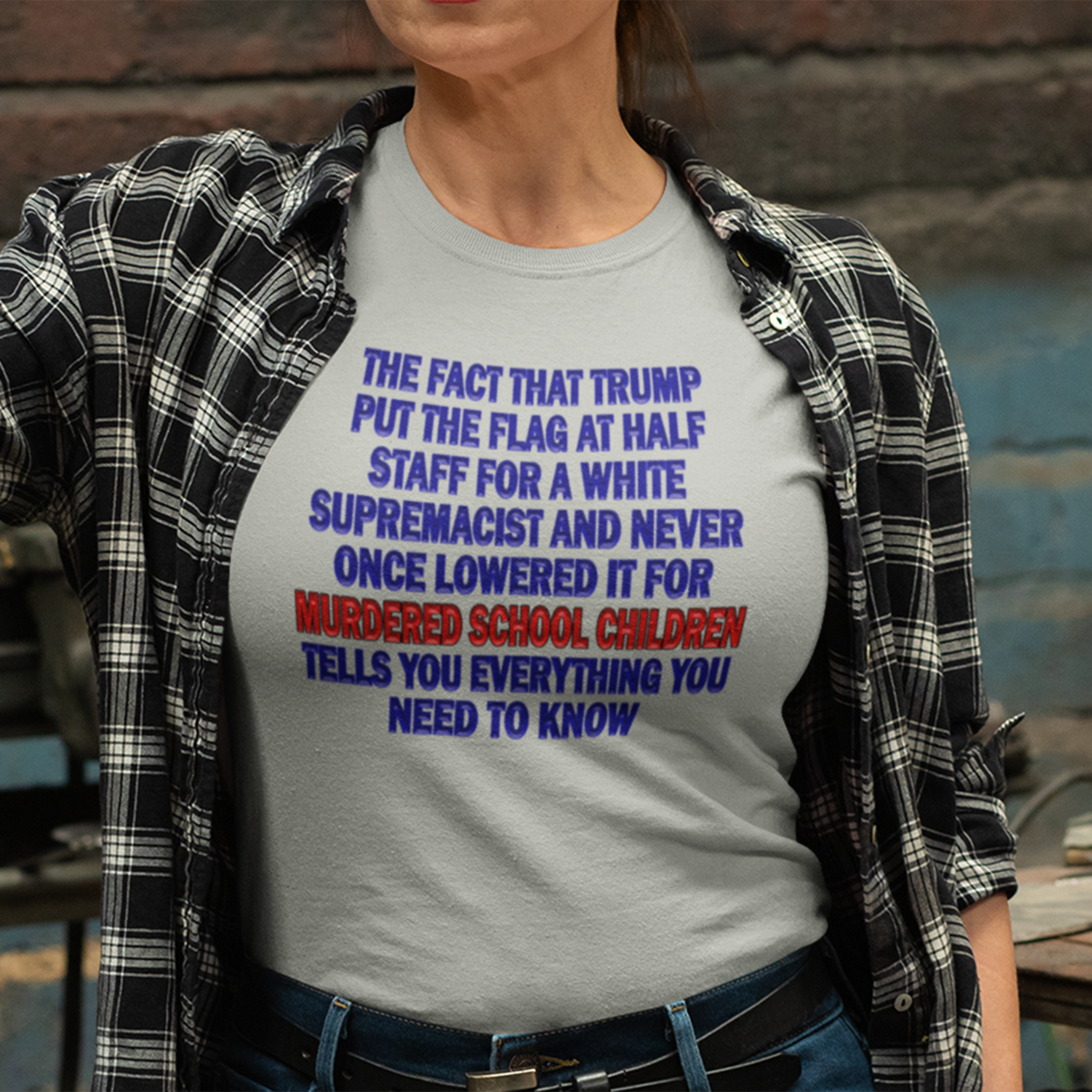 THE FACT T-SHIRT/ATHLETIC HEATHER