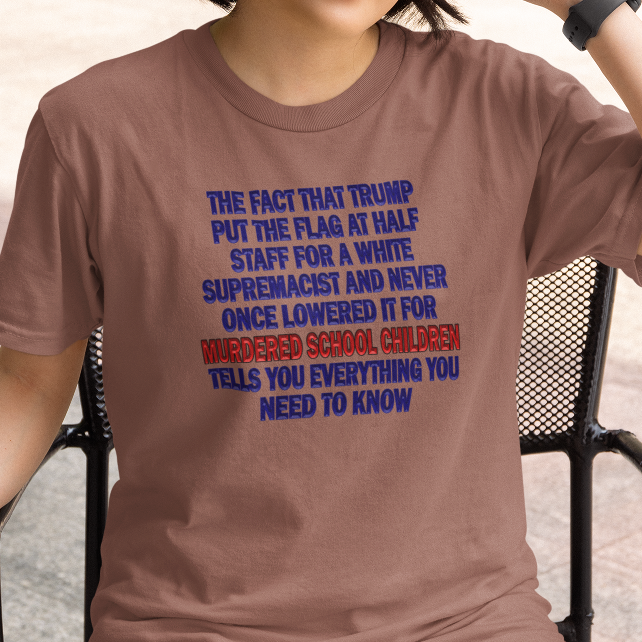 THE FACT T-SHIRT/HEATHER CLAY
