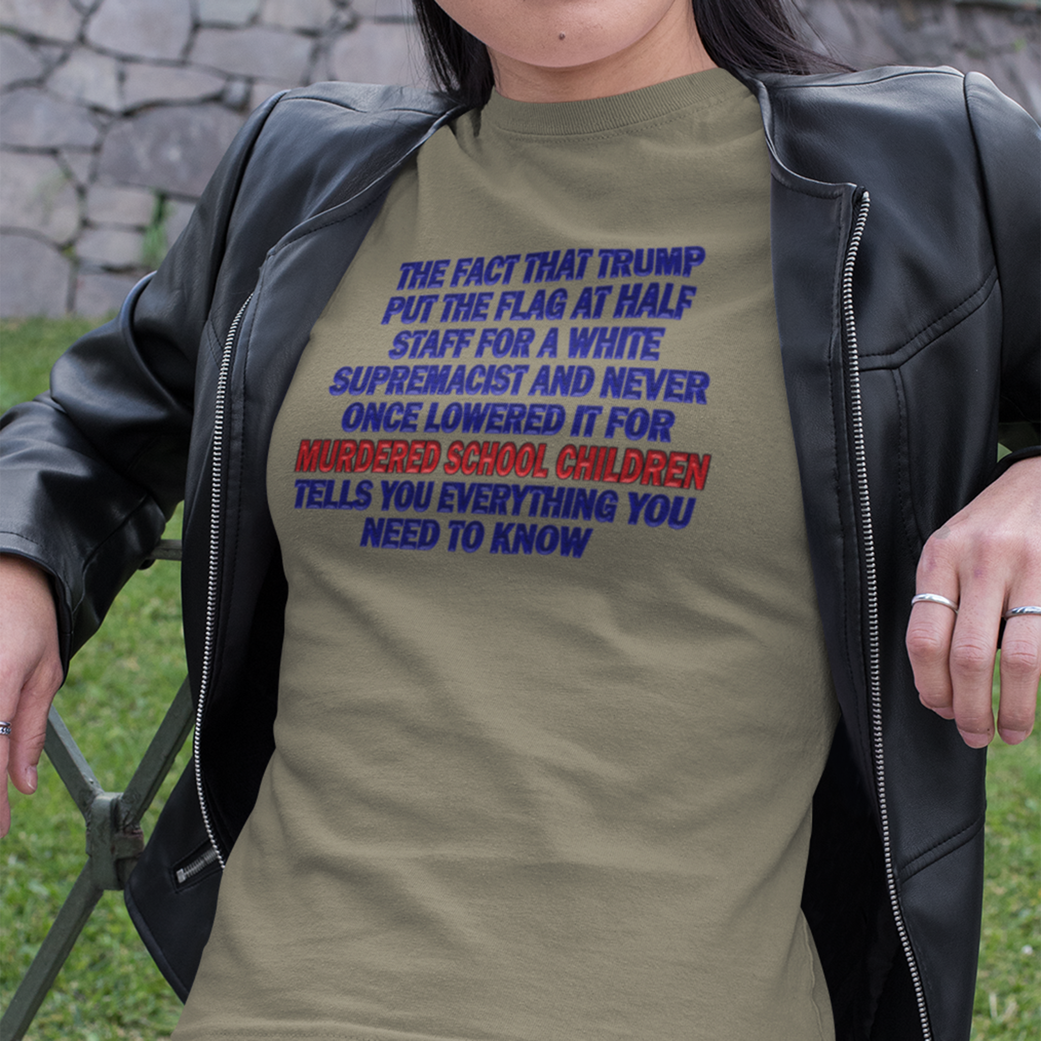 THE FACT T-SHIRT/HEATHER OLIVE